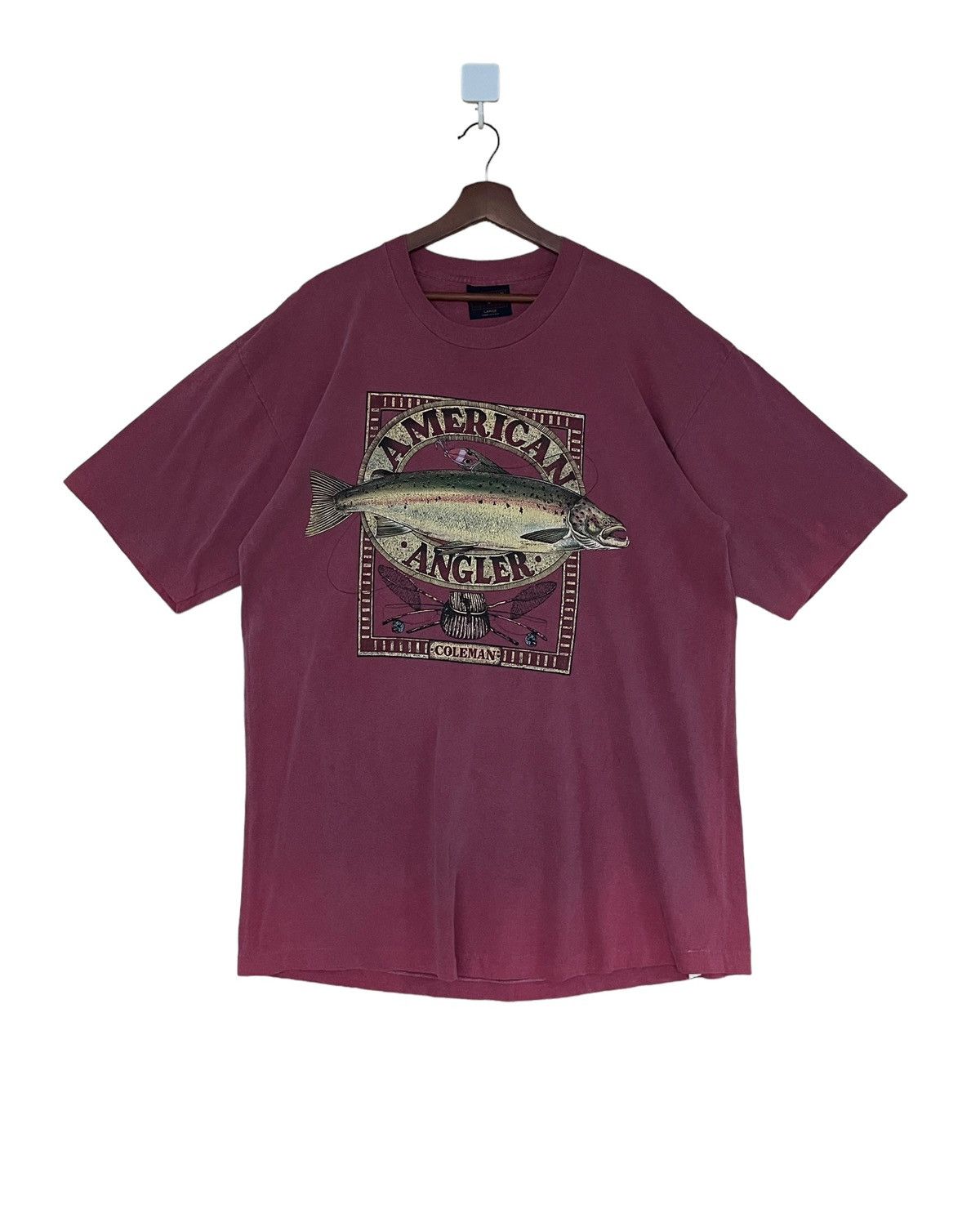 Coleman × Vintage Vintage Brand American Angler Made in Usa T-shirt 1990s Size US L / EU 52-54 / 3 - 1 Thumbnail