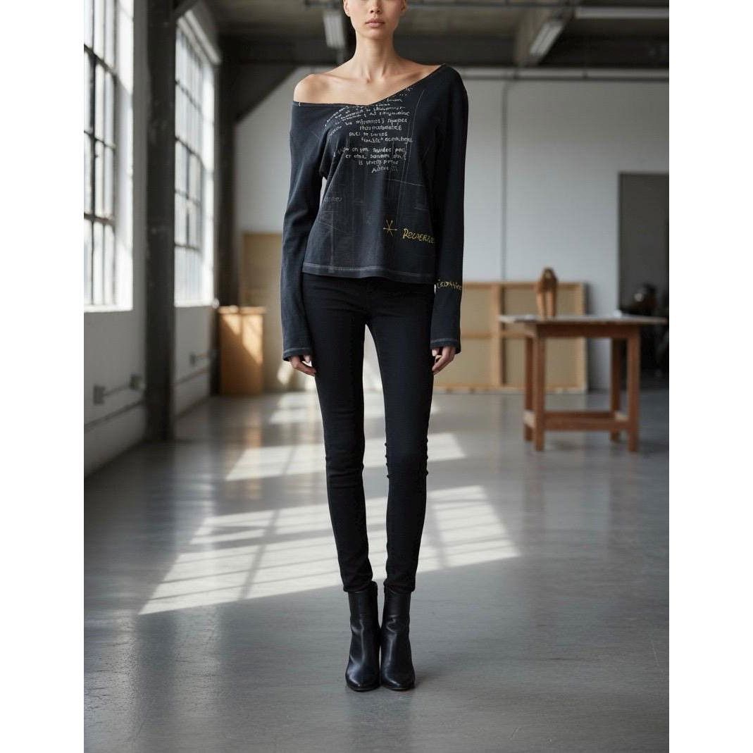 Cop Copine The Cop Copine Off Shoulder & Open Back Top Size ONE SIZE - 1 Thumbnail