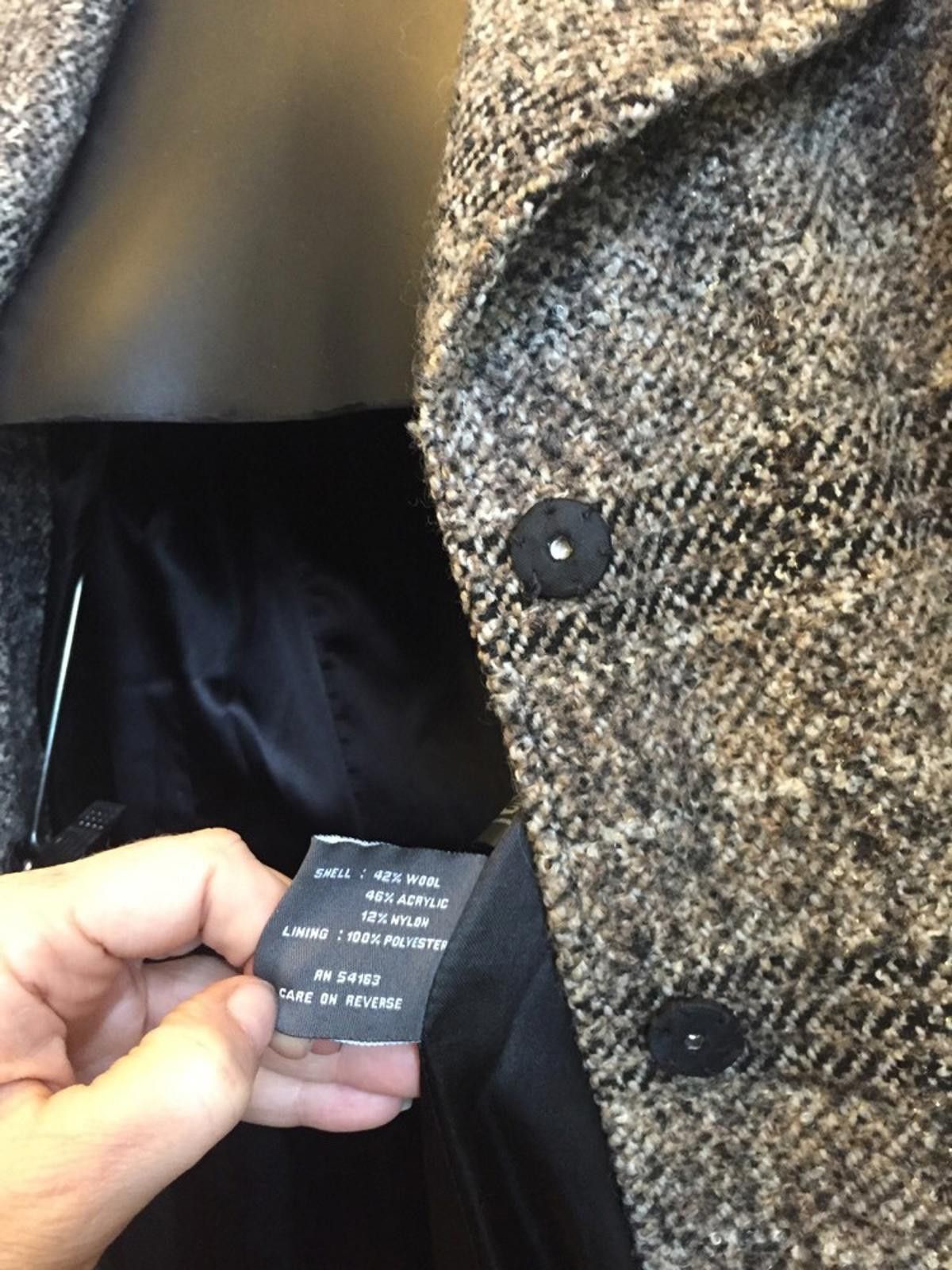 Other Kenneth Cole Reaction Wool Blend Coat Sz 4 Size S / US 4 / IT 40 - 11 Thumbnail