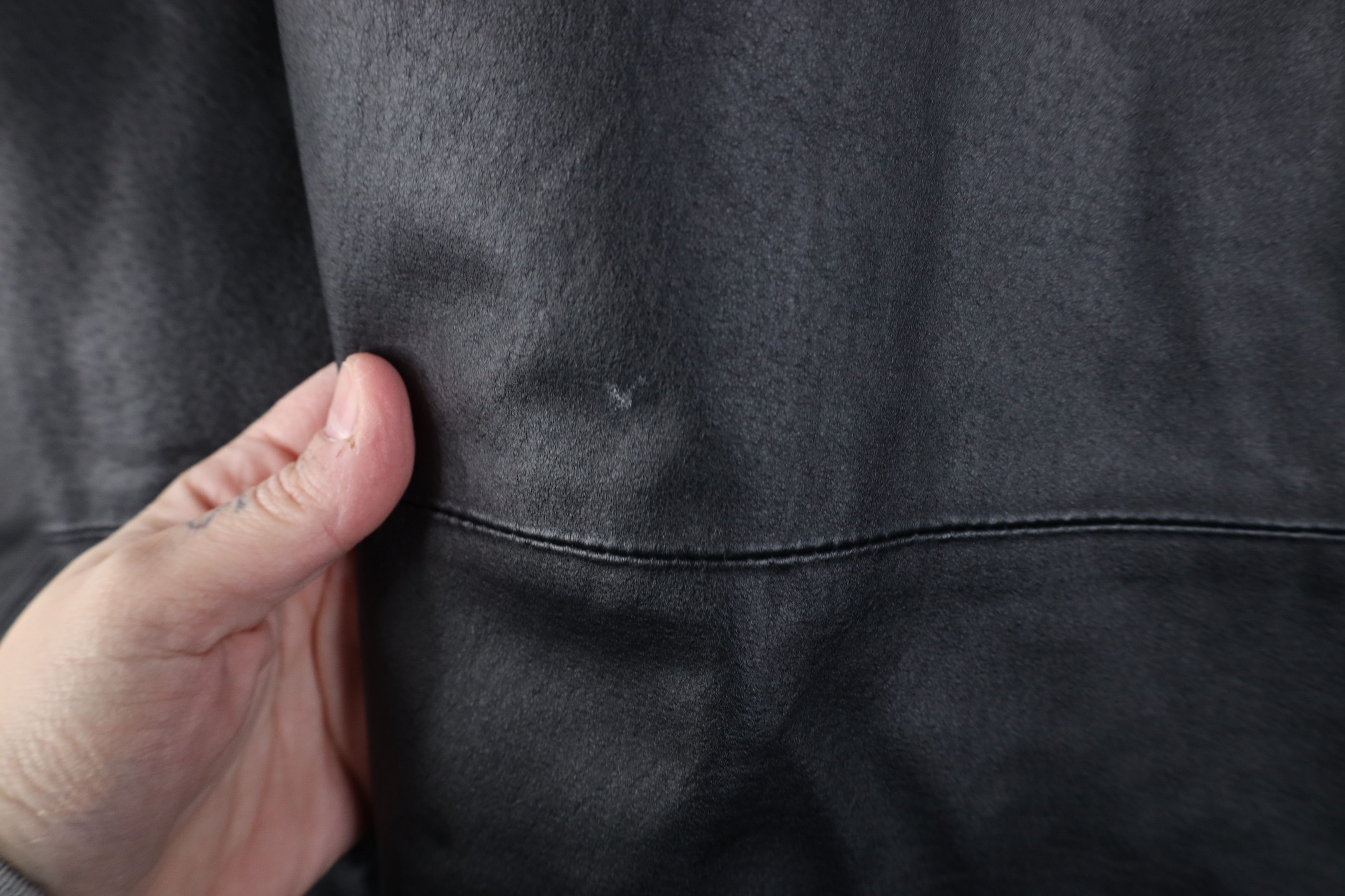 Vintage Vintage 90s Streetwear Leather Full Zip Bomber Jacket Black Size US XXL / EU 58 / 5 - 13 Thumbnail