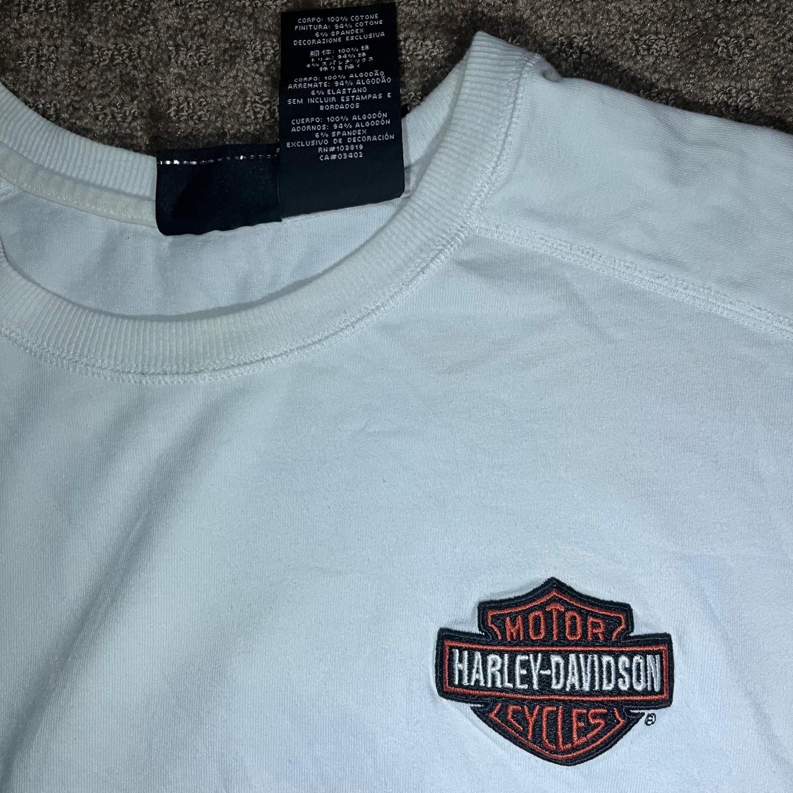 Harley Davidson 🔥 Harley-Davidson Long Sleeve Tee – White Size XL Size US XL / EU 56 / 4 - 3 Thumbnail