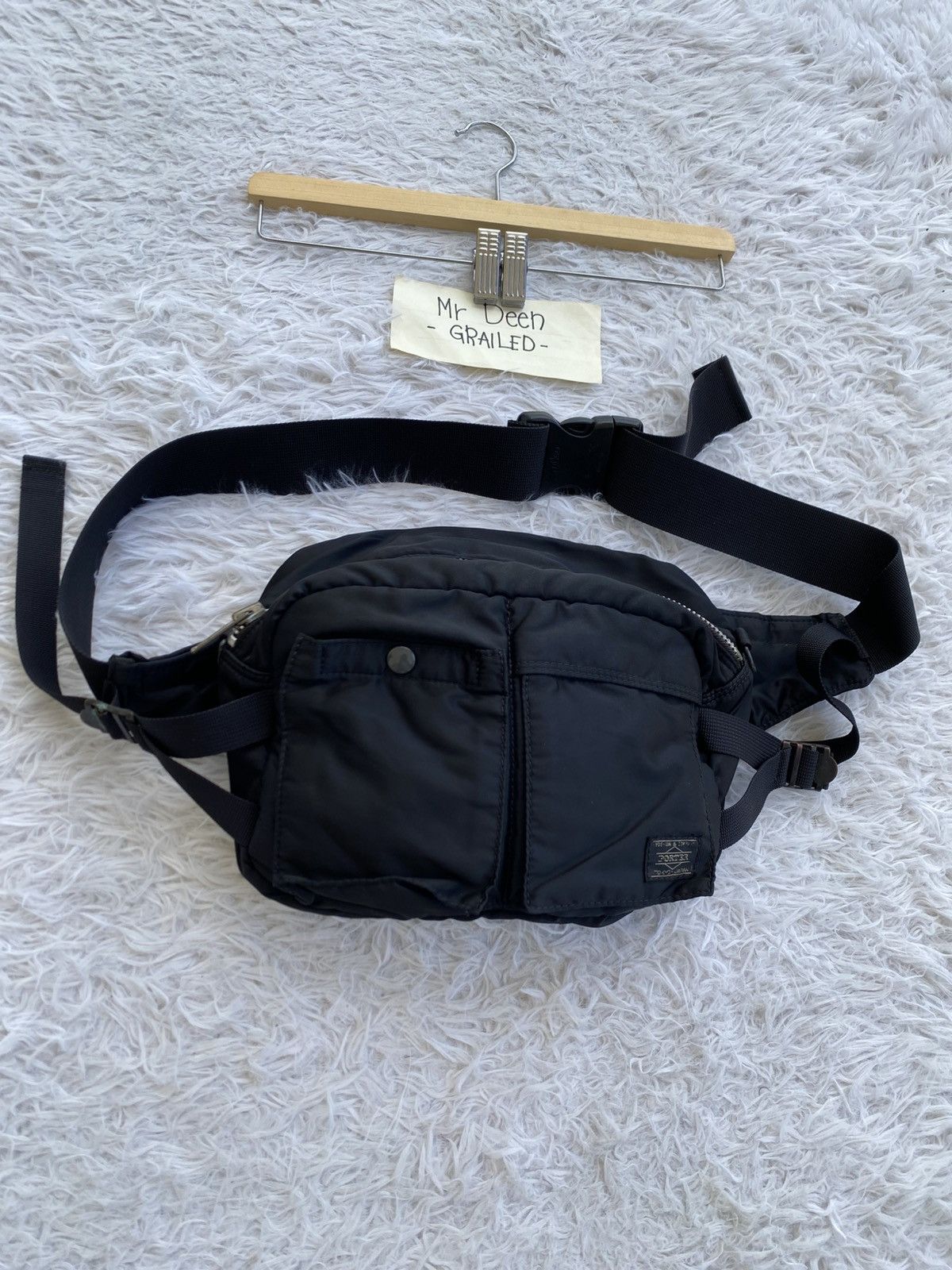 Porter Rare Yoshida PORTER Tanker Nylon Black Waist Bag Size ONE SIZE - 5 Thumbnail