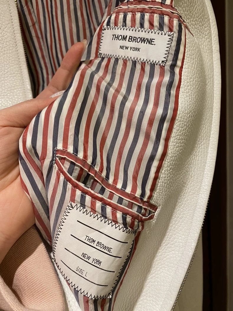 Thom Browne Thom Browne size1 A leather jacket Size US S / EU 44-46 / 1 - 3 Thumbnail