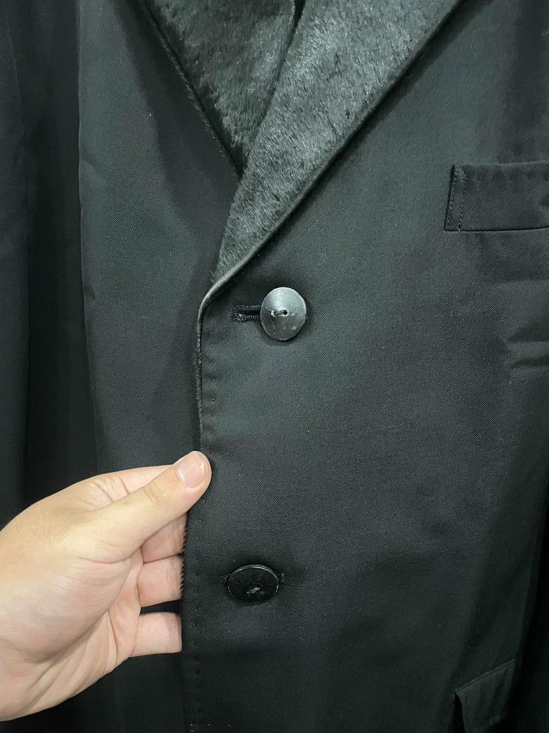 Yohji Yamamoto Yohji Yamamoto size 3 2002aw Wings Fur Collar blazer Size 36R - 3 Thumbnail