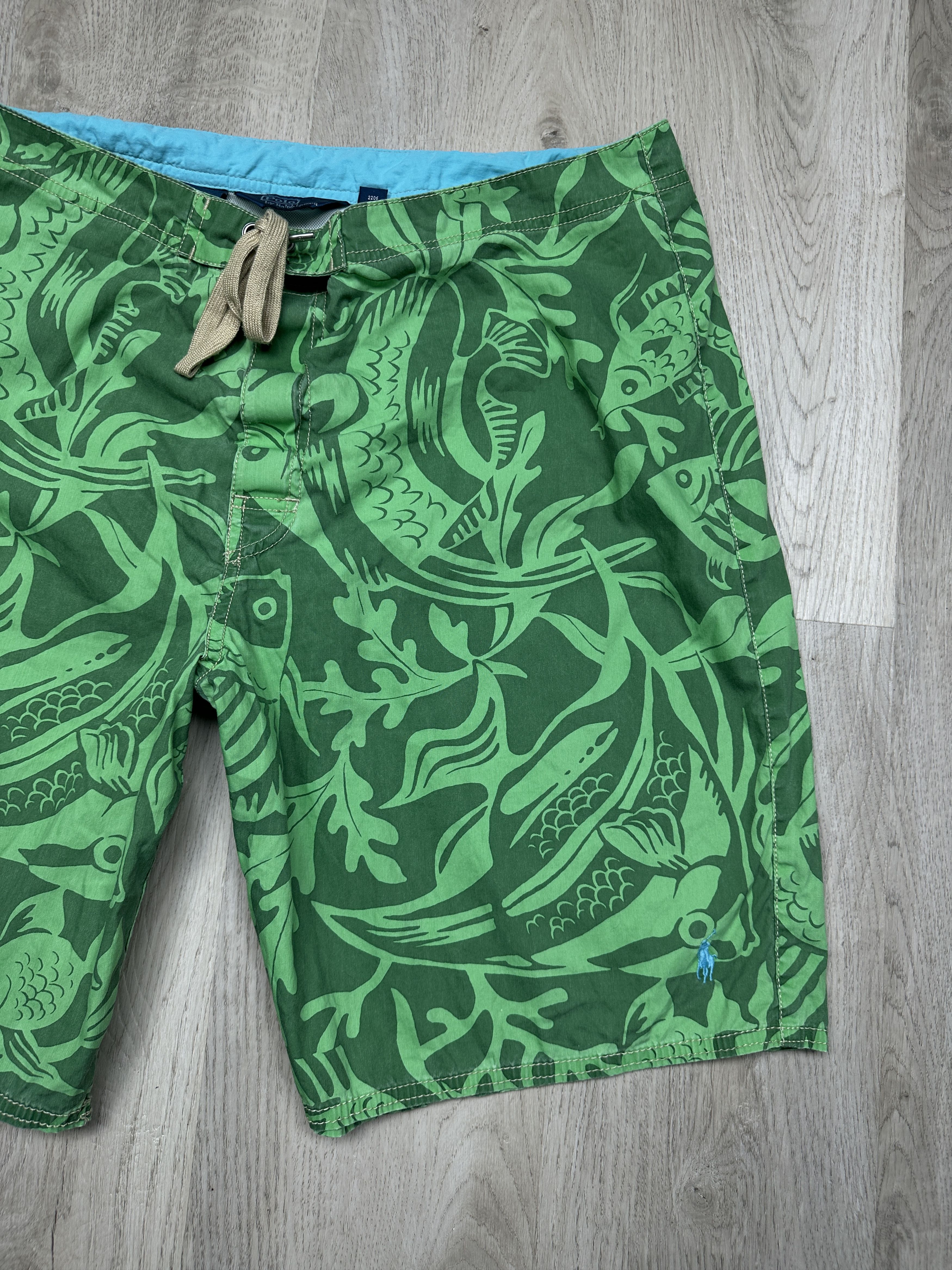 Polo Ralph Lauren Polo Ralph Lauren Vintage Mens Nylon Swimming Shorts Size US 36 / EU 52 - 2 Thumbnail