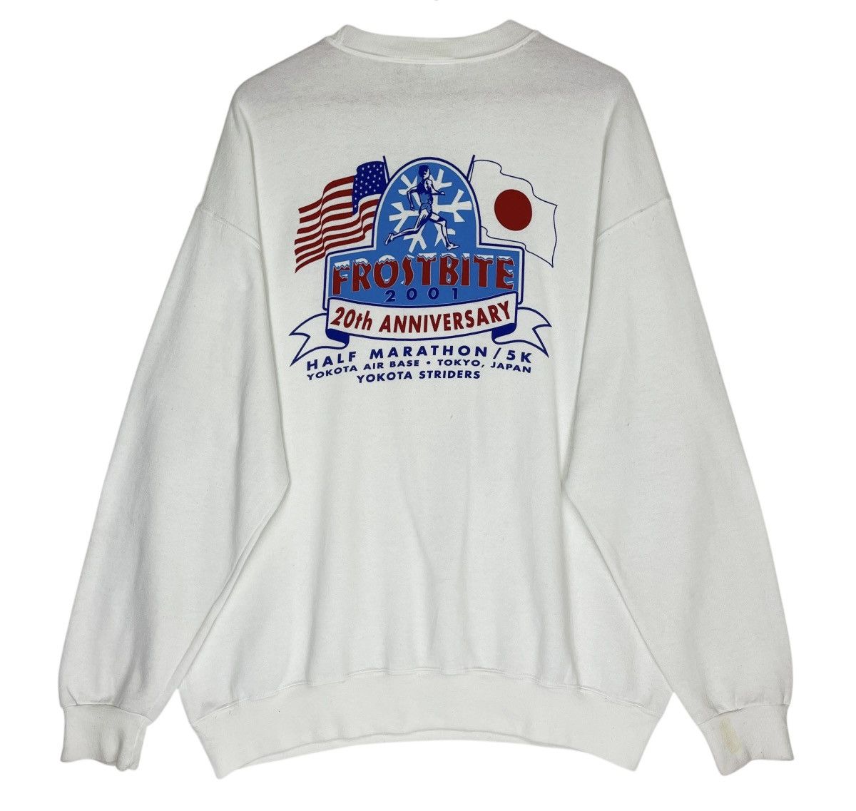 Soffe × Vintage Y2K Frosbite Marathon Anniversary Sweatshirt Size L/XL Size US L / EU 52-54 / 3 - 1 Thumbnail