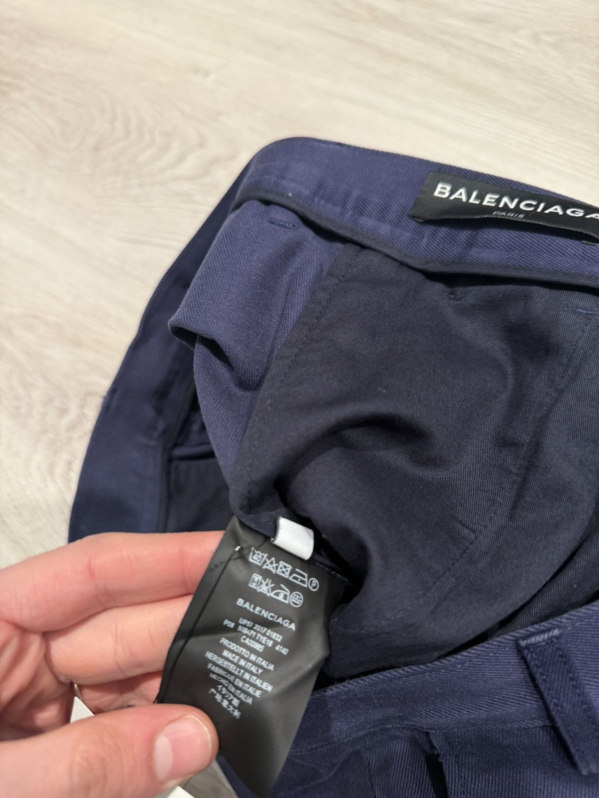 Balenciaga f/w 2017 navy dress pants!! Size US 30 / EU 46 - 7 Thumbnail