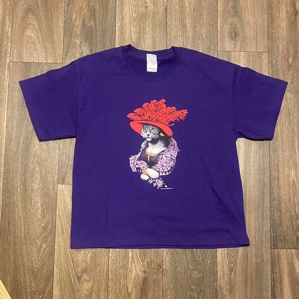 Gildan Cat graphic vtg tee size L Message for any questions Size US L / EU 52-54 / 3 - 1 Thumbnail