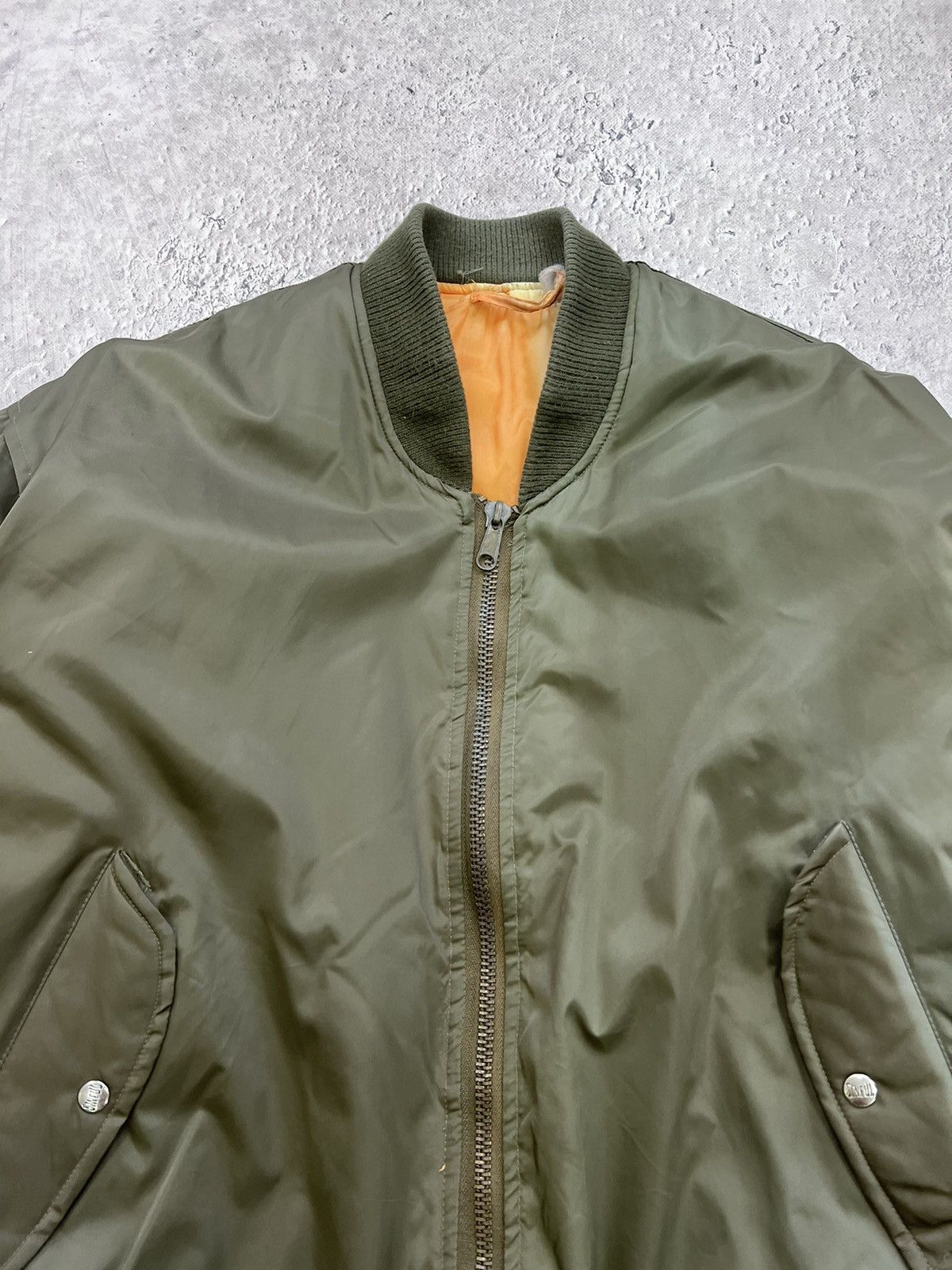 Vintage Vintage Flyer's Man Intermediate Ma-1 Bomber Jacket USA Size US XL / EU 56 / 4 - 5 Thumbnail