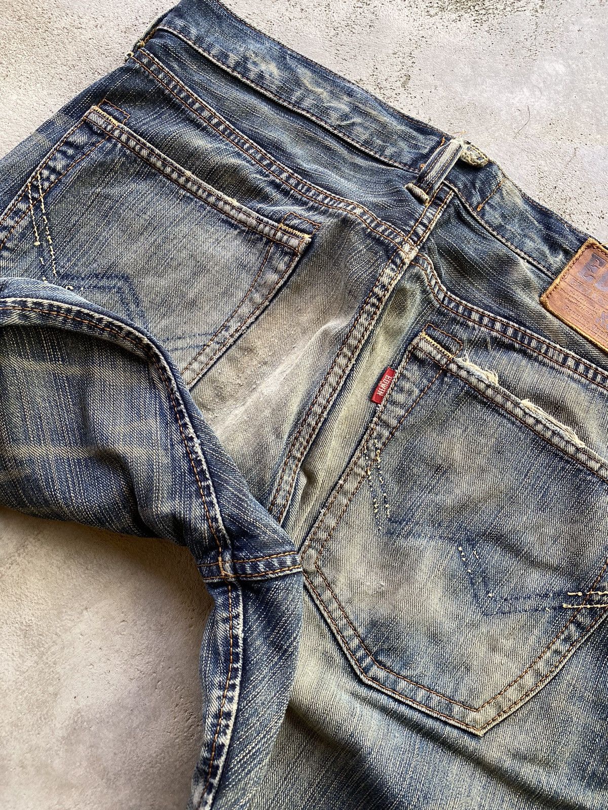Edwin × If Six Was Nine Vintage Edwin Distressed Jeans Size US 34 / EU 50 - 23 Thumbnail