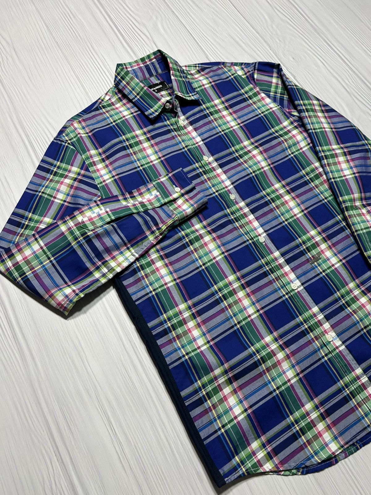 Dsquared2 Beautiful Dsquared 2 Multicolour Checks Shirt Size 46 Size US S / EU 44-46 / 1 - 3 Thumbnail