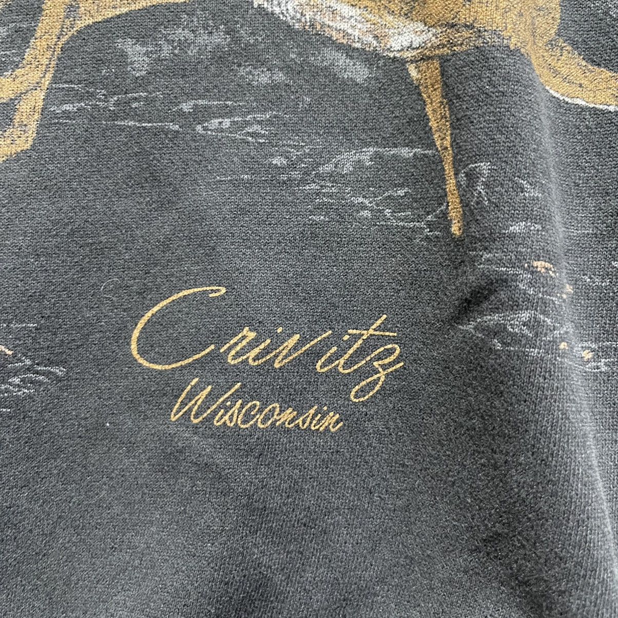 Vintage Vintage AU Sportswear Deer Graphic Crewneck Sweatshirt Size US L / EU 52-54 / 3 - 4 Thumbnail