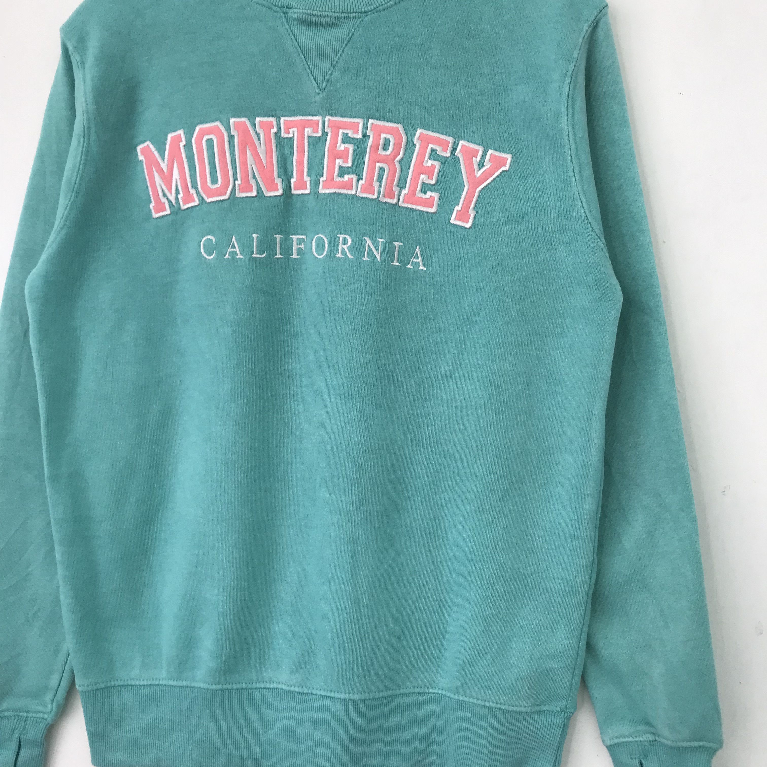 Vintage Vintage Monterey California Green Sweatshirt - 323 Size US S / EU 44-46 / 1 - 3 Thumbnail