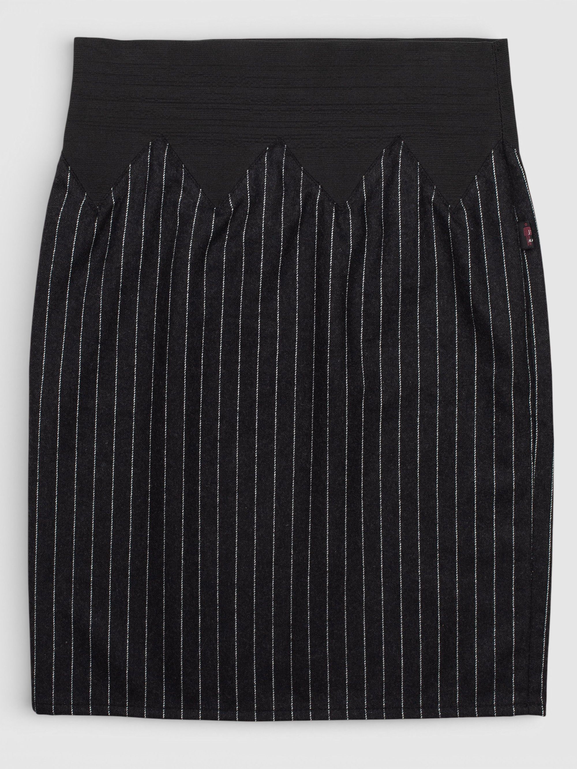 Jean Paul Gaultier JPG.Jean's - (vintage) - pinstriped wool skirt - size 42 Size 28" / US 6 / IT 42 - 1 Thumbnail