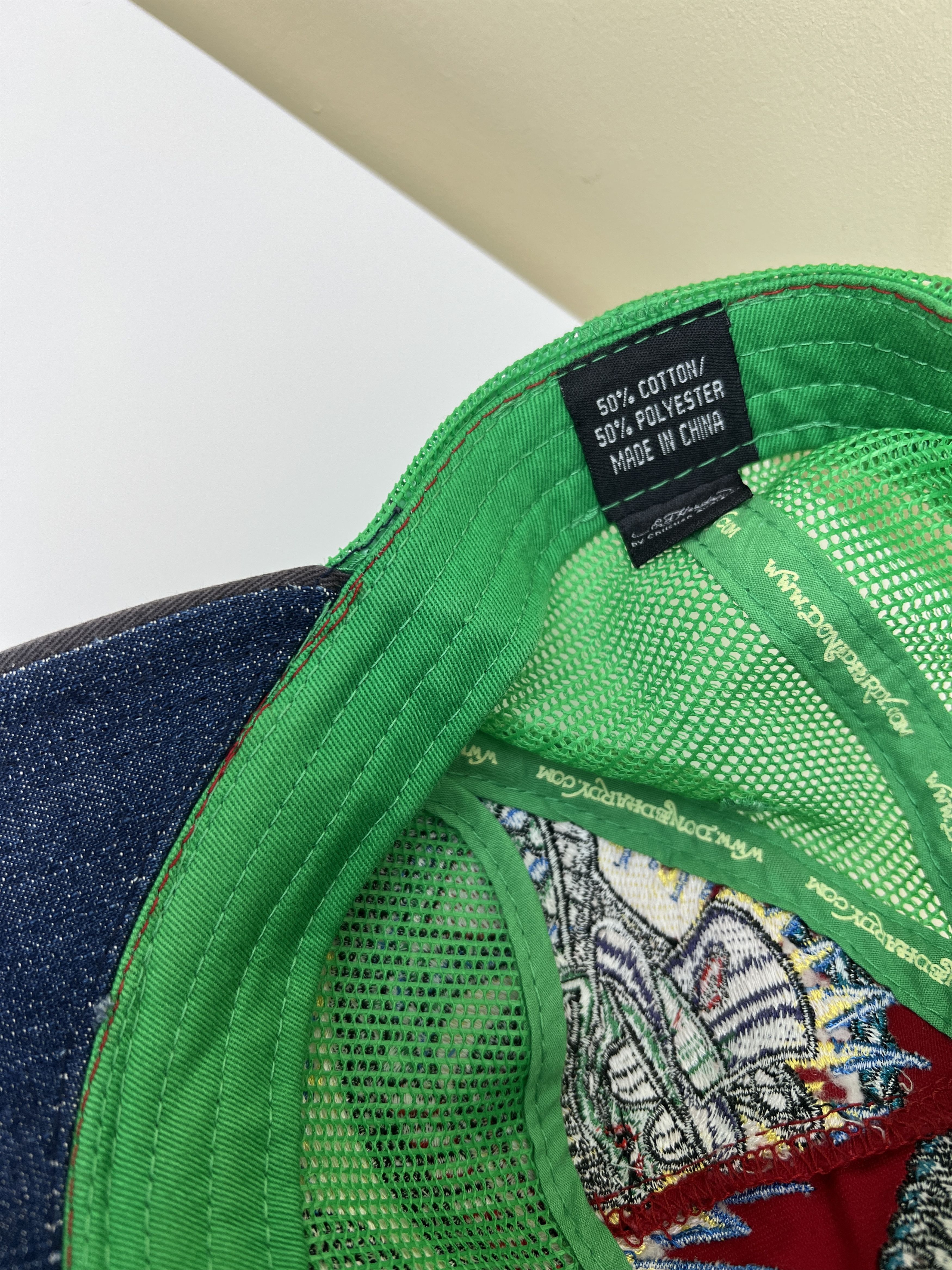 Ed Hardy Ed Hardy Dragon Snake Trucker Hat – Tattoo Y2K Mesh Cap Size ONE SIZE - 14 Thumbnail