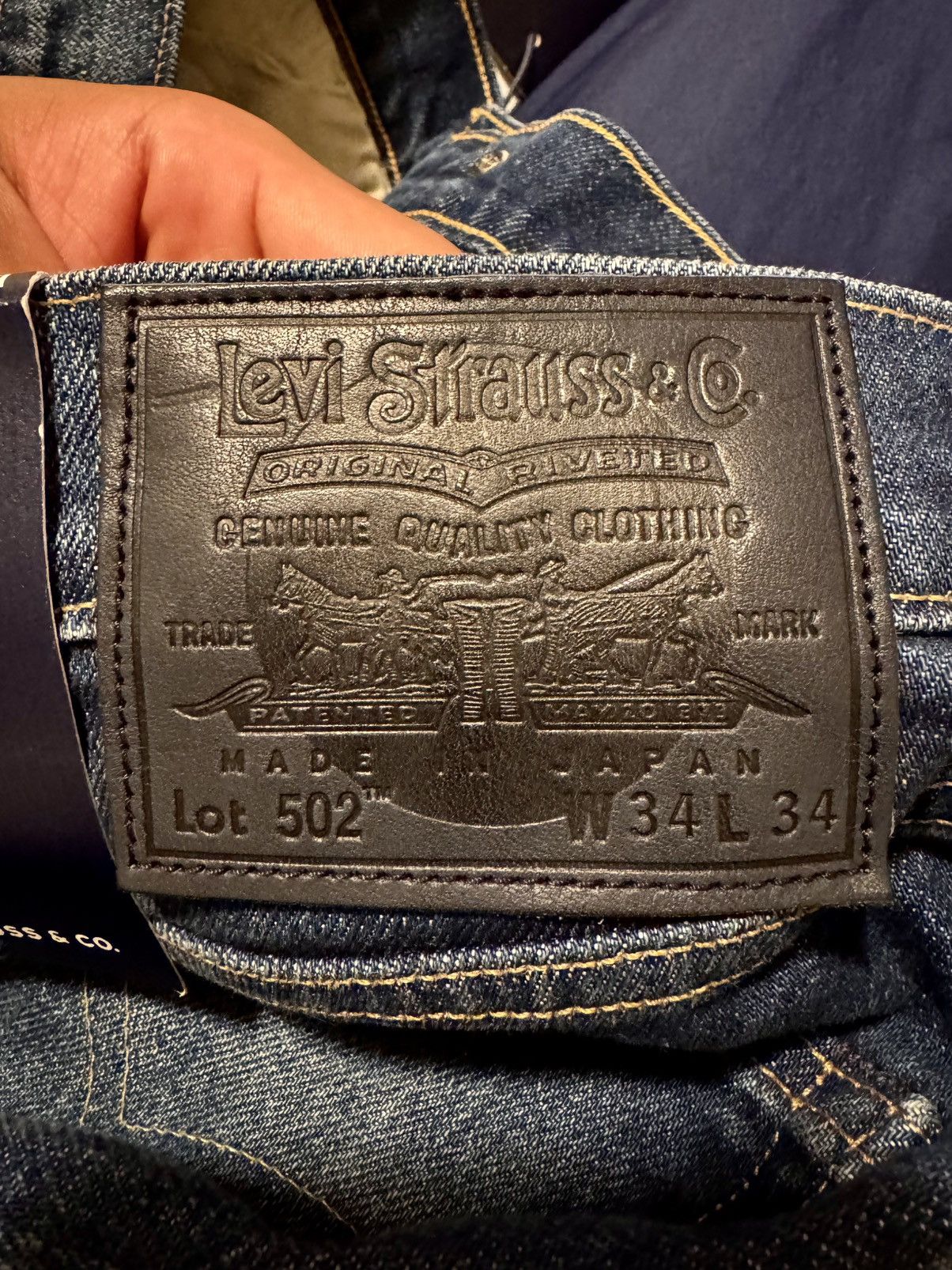 Levi's RARE JAPANESE LEVI’S SELVEDGE DENIM LOT 502 Size US 34 / EU 50 - 5 Thumbnail
