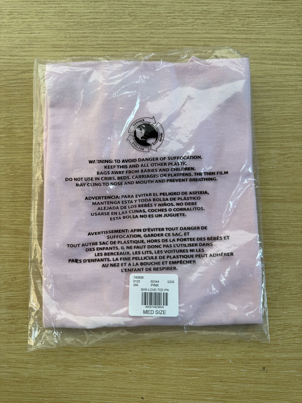 Born X Raised BORN X RAISED ON THE TURF BXR LOVE ME TENDER TEE PINK Size M Size US M / EU 48-50 / 2 - 5 Thumbnail