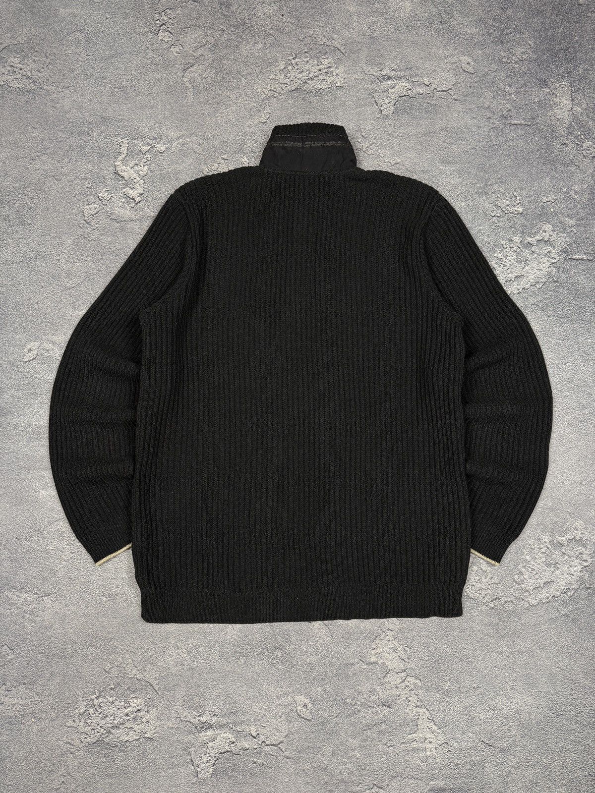 Carlo Colucci × Vintage Vintage Carlo Colucci 1/3 Zip Faded Sweater Size US L / EU 52-54 / 3 - 2 Thumbnail