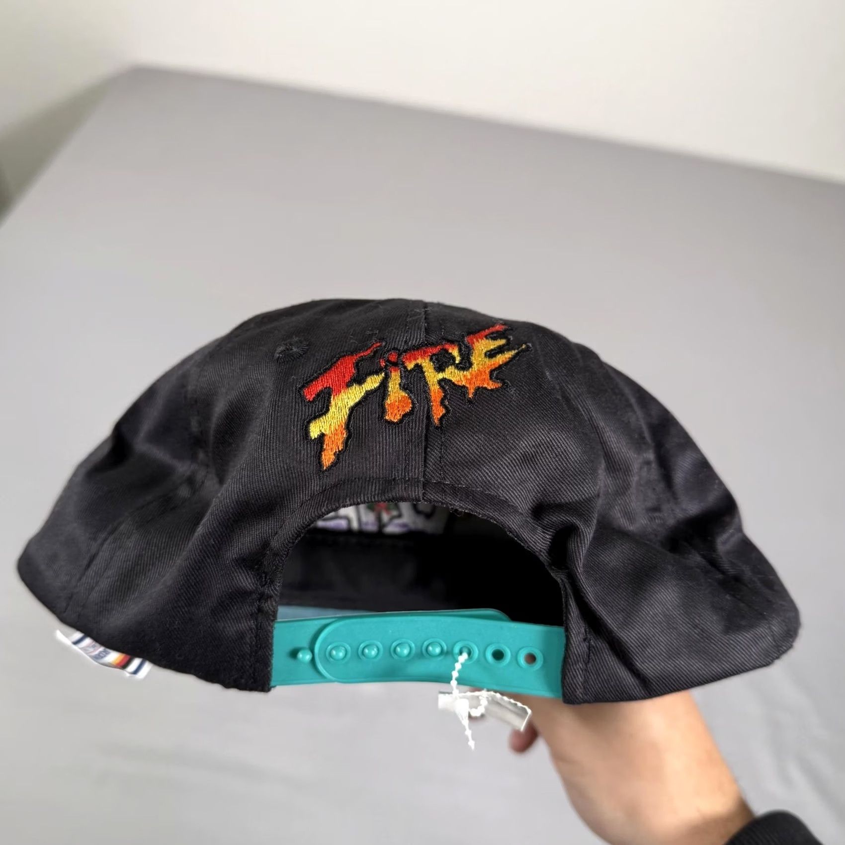 Vintage VINTAGE Busch Gardens Drachen Fire Snapback Hat Cap Black Mens One Size Size ONE SIZE - 4 Thumbnail