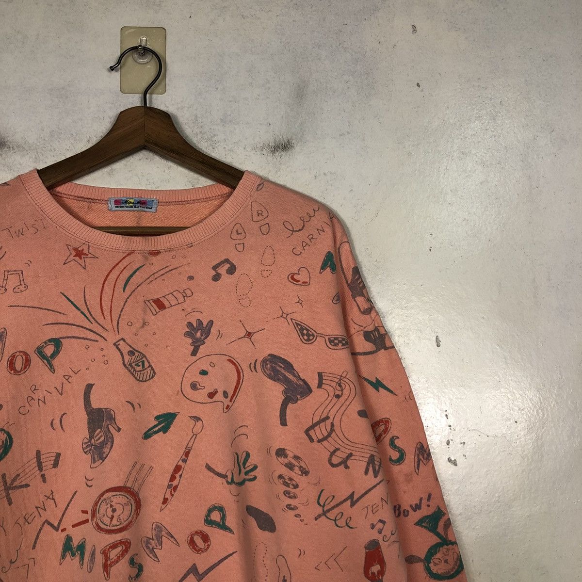 Issey Miyake 📌Vintage Sweatshirt Unbranded Full Print Issey Miyake Size US M / EU 48-50 / 2 - 8 Thumbnail