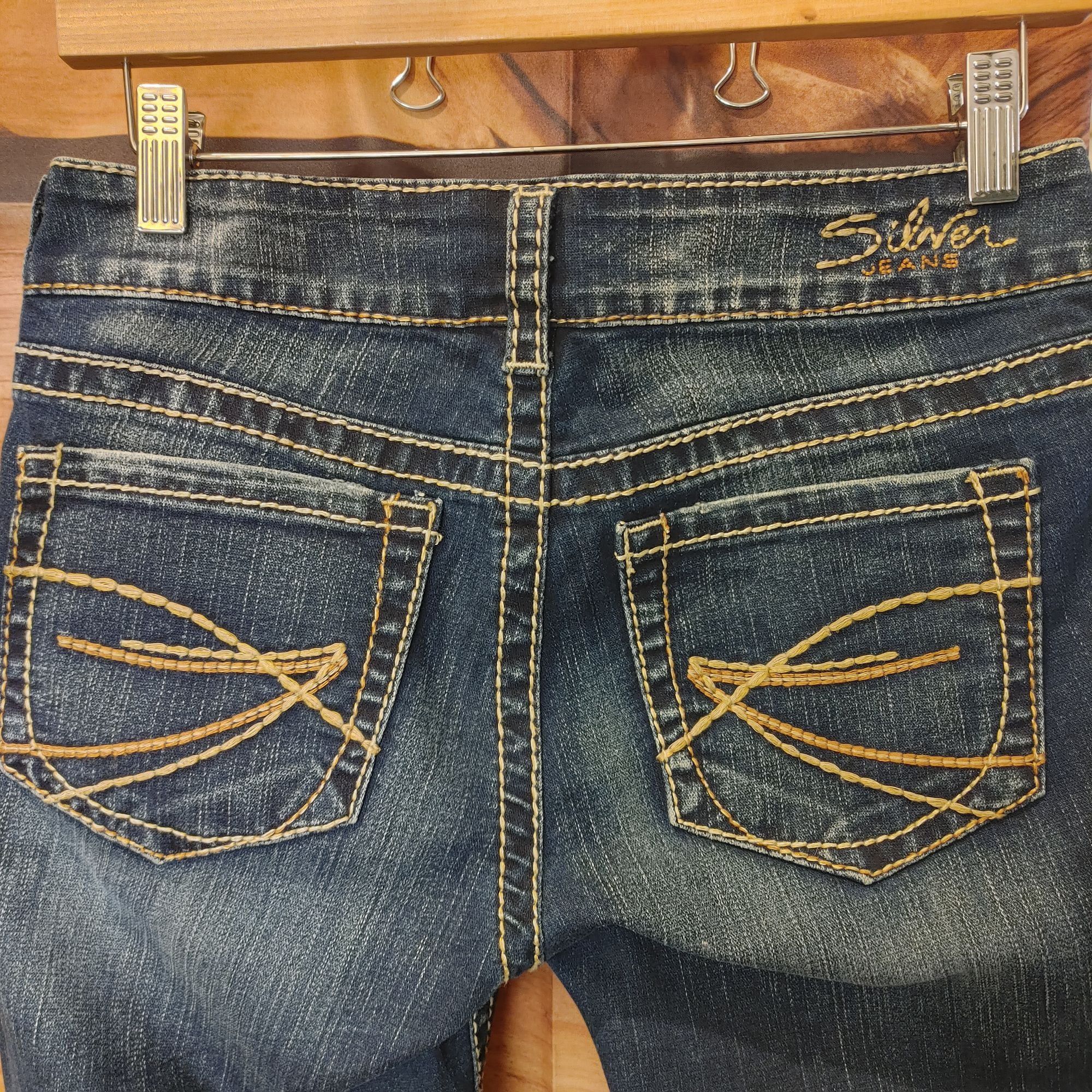 Other Silver Jeans Medium Wash Blue Suki Capri Jean Pants W27 Size 27" / US 4 / IT 40 - 2 Thumbnail