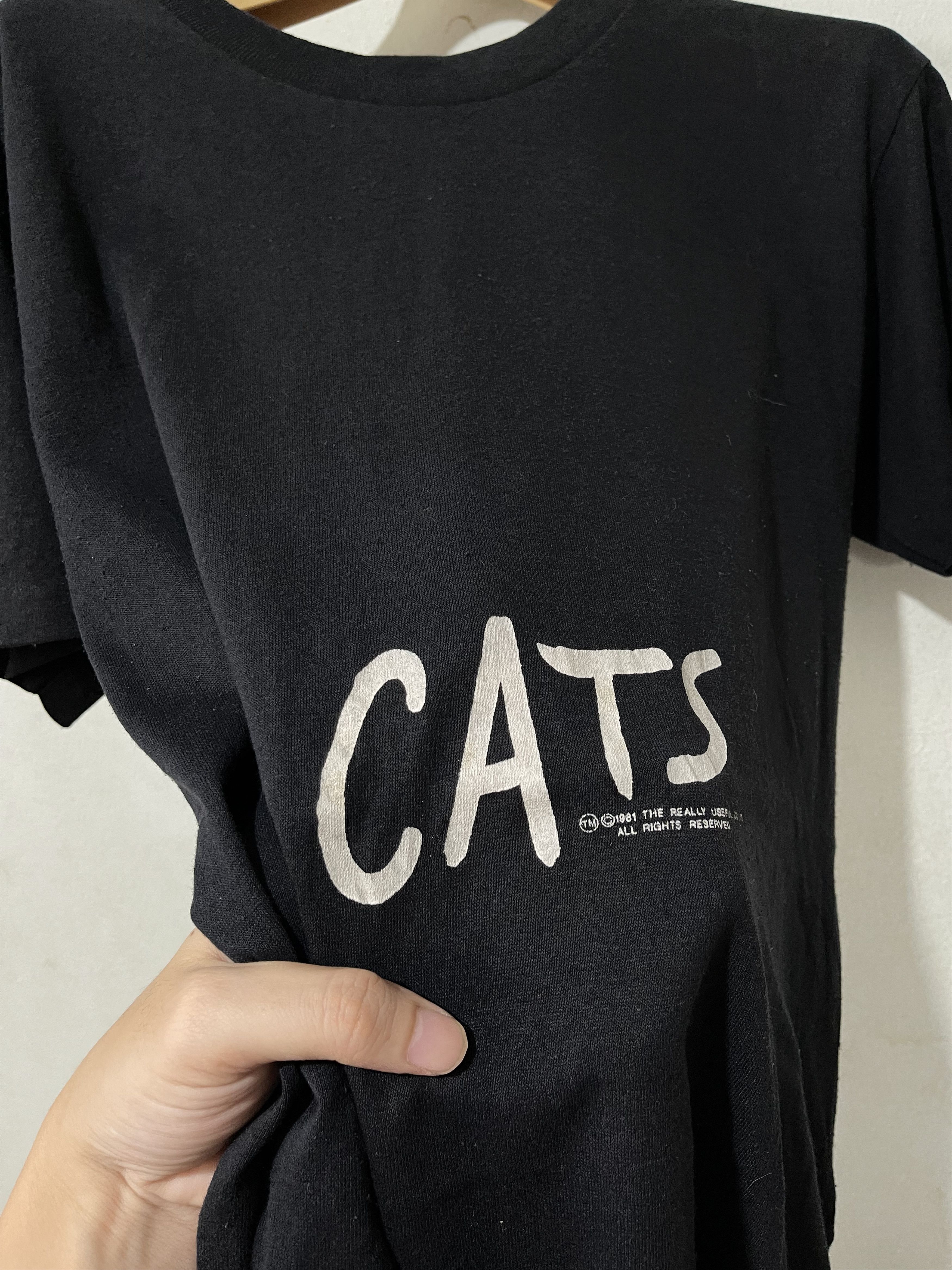 Band Tees × Vintage Vintage 80s Cats Shirt Size US S / EU 44-46 / 1 - 4 Thumbnail