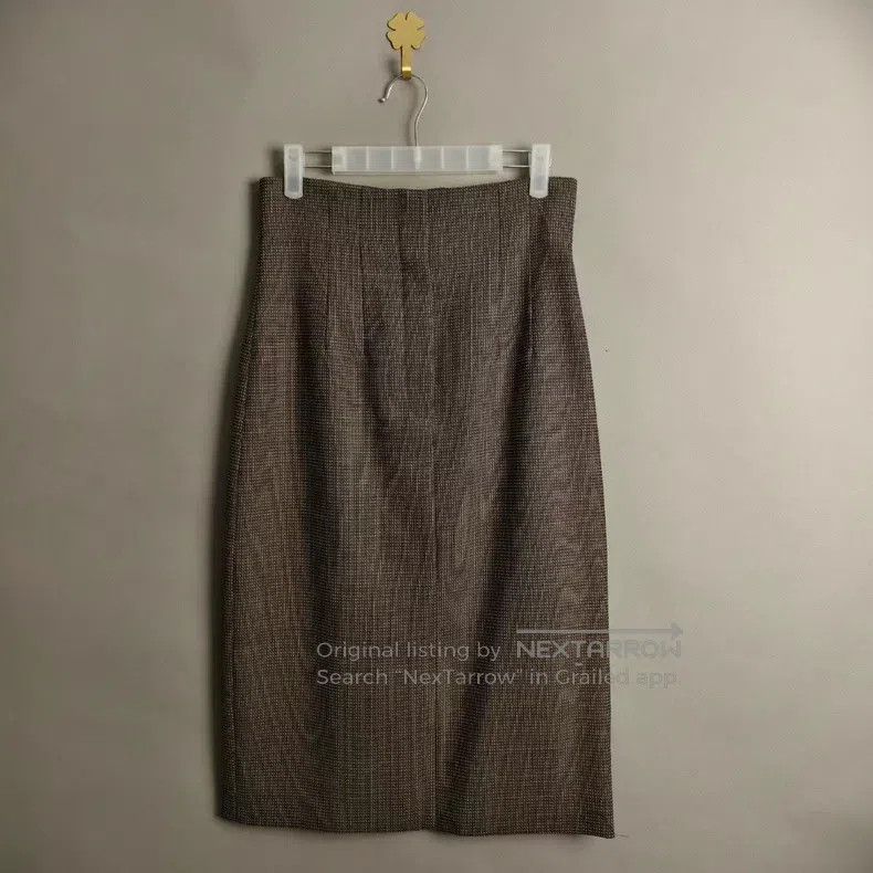Fendi Fendi Houndstooth Brown Long Skirt Size 26" / US 2 / IT 38 - 1 Thumbnail