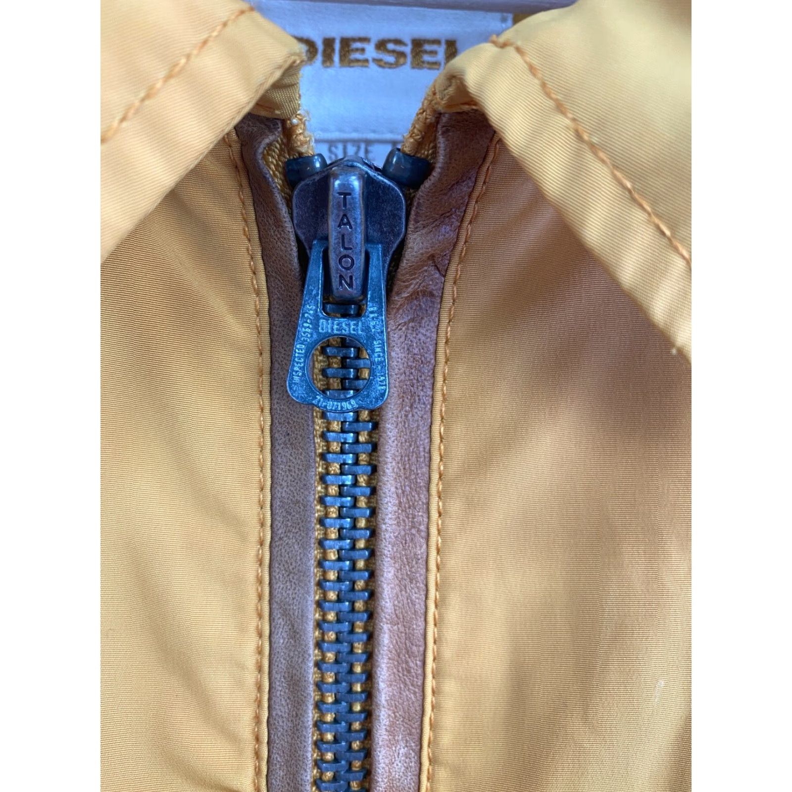 Diesel Diesel Nylon Japan Style Bomber Jacket Retro Kapital Style L Yellow Men Jacket Size US L / EU 52-54 / 3 - 5 Thumbnail