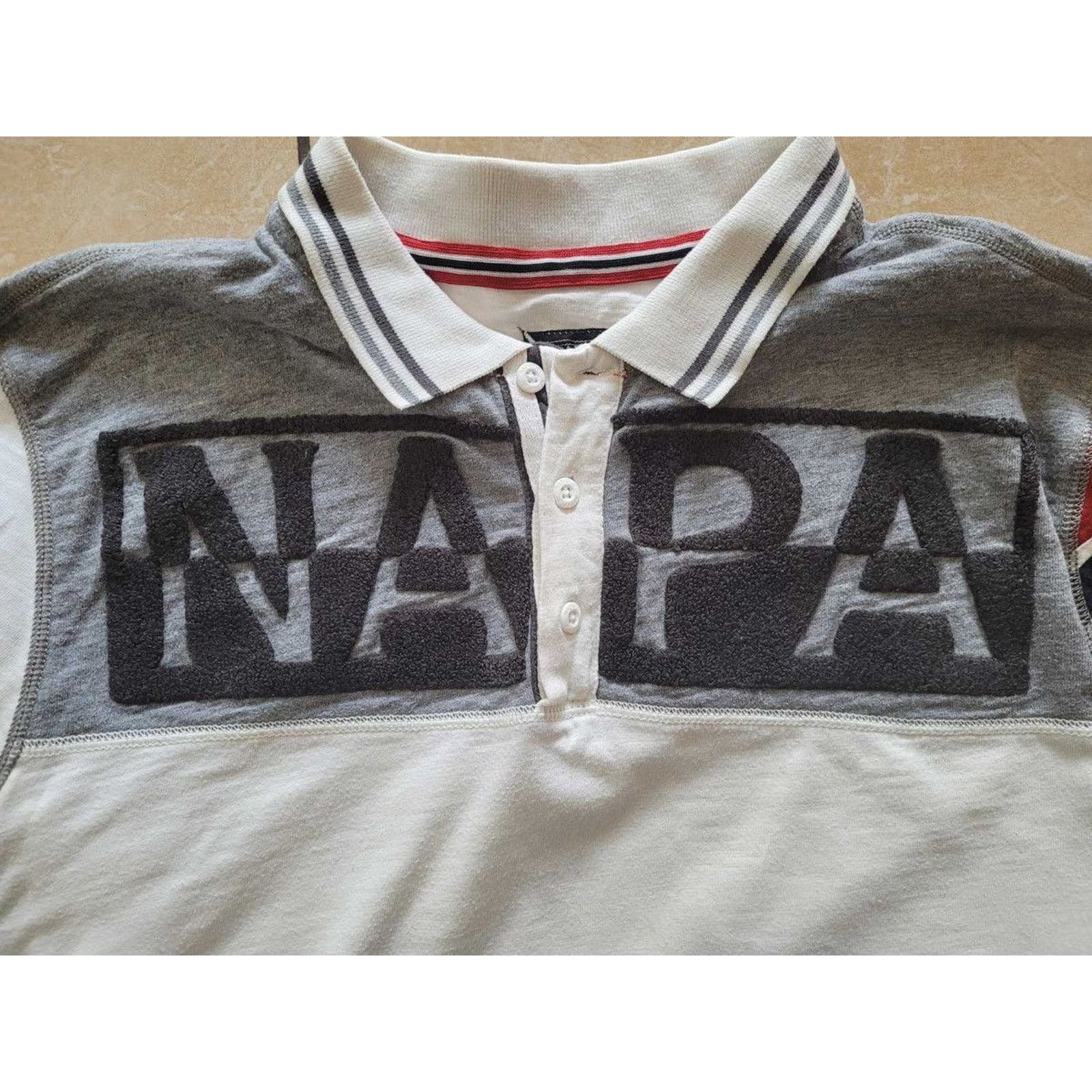 Napapijri Napapjiri Big Logo polo longsleeve Size US XL / EU 56 / 4 - 4 Thumbnail