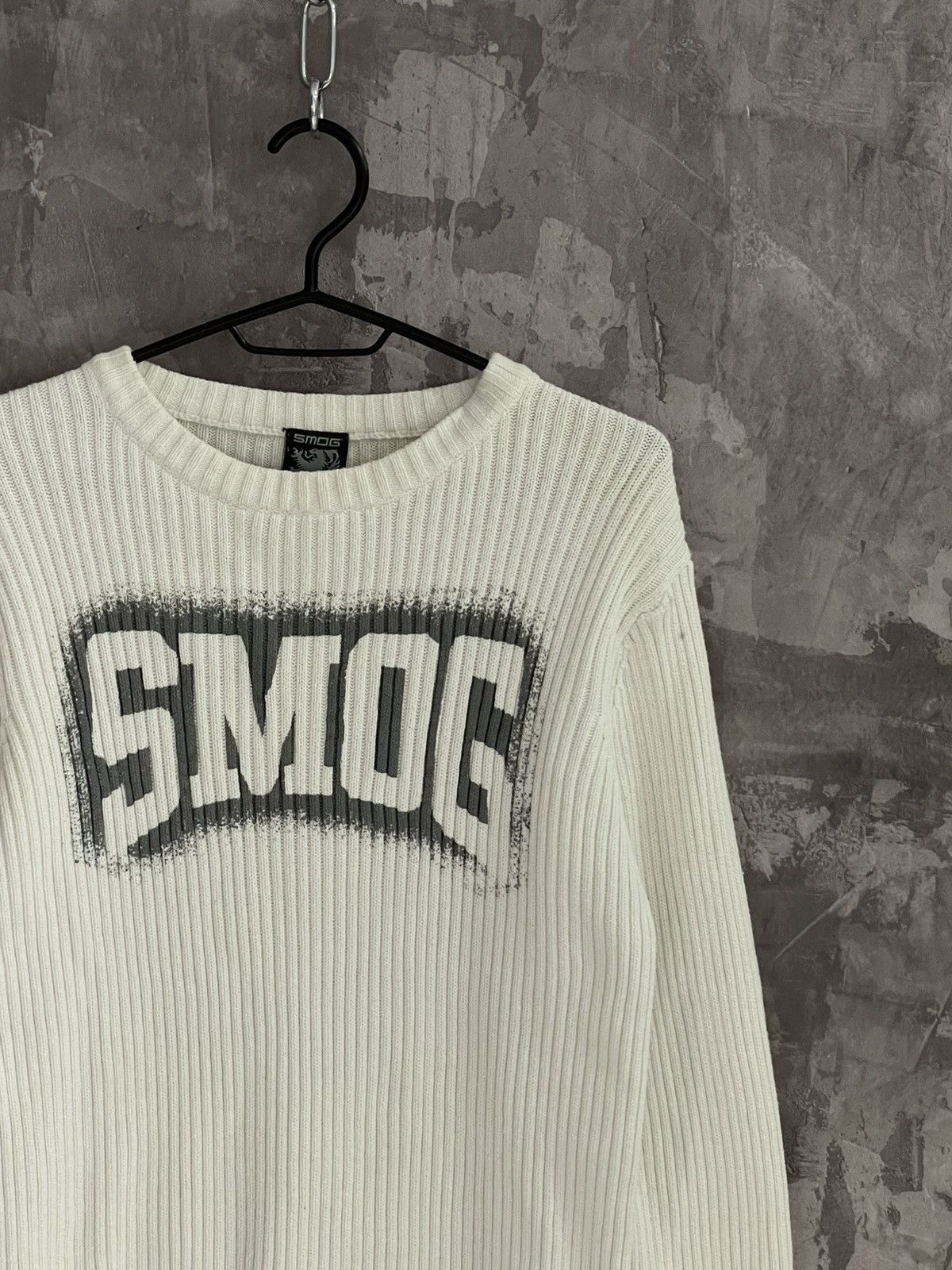 14th Addiction Y2K Glamour Diesel Style 3D Ribbed Knit Sweater Size US M / EU 48-50 / 2 - 4 Thumbnail