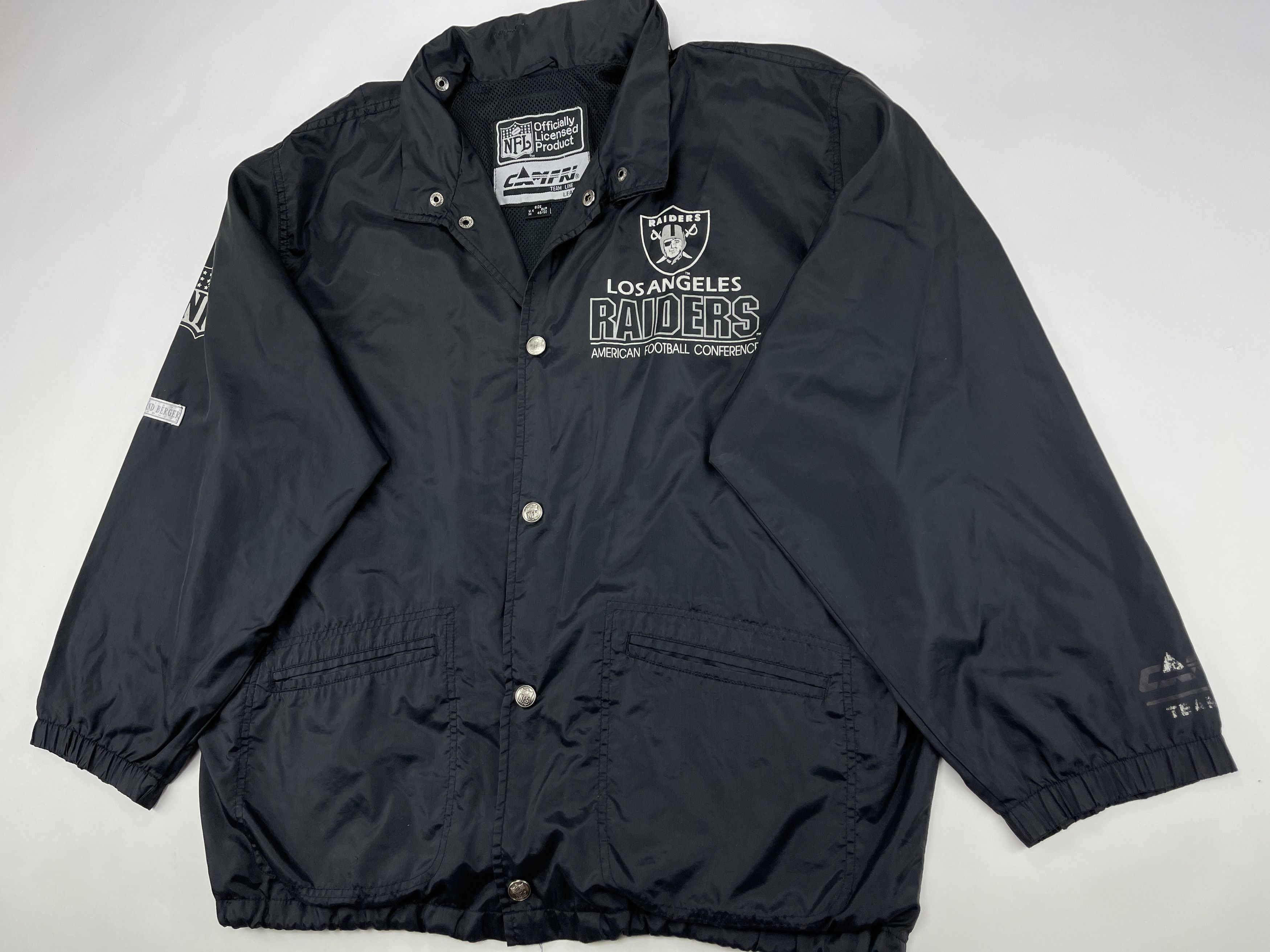 NFL Los Angeles Raiders jacket, 1991 Campri Teamline vintage M Size US M / EU 48-50 / 2 - 6 Thumbnail