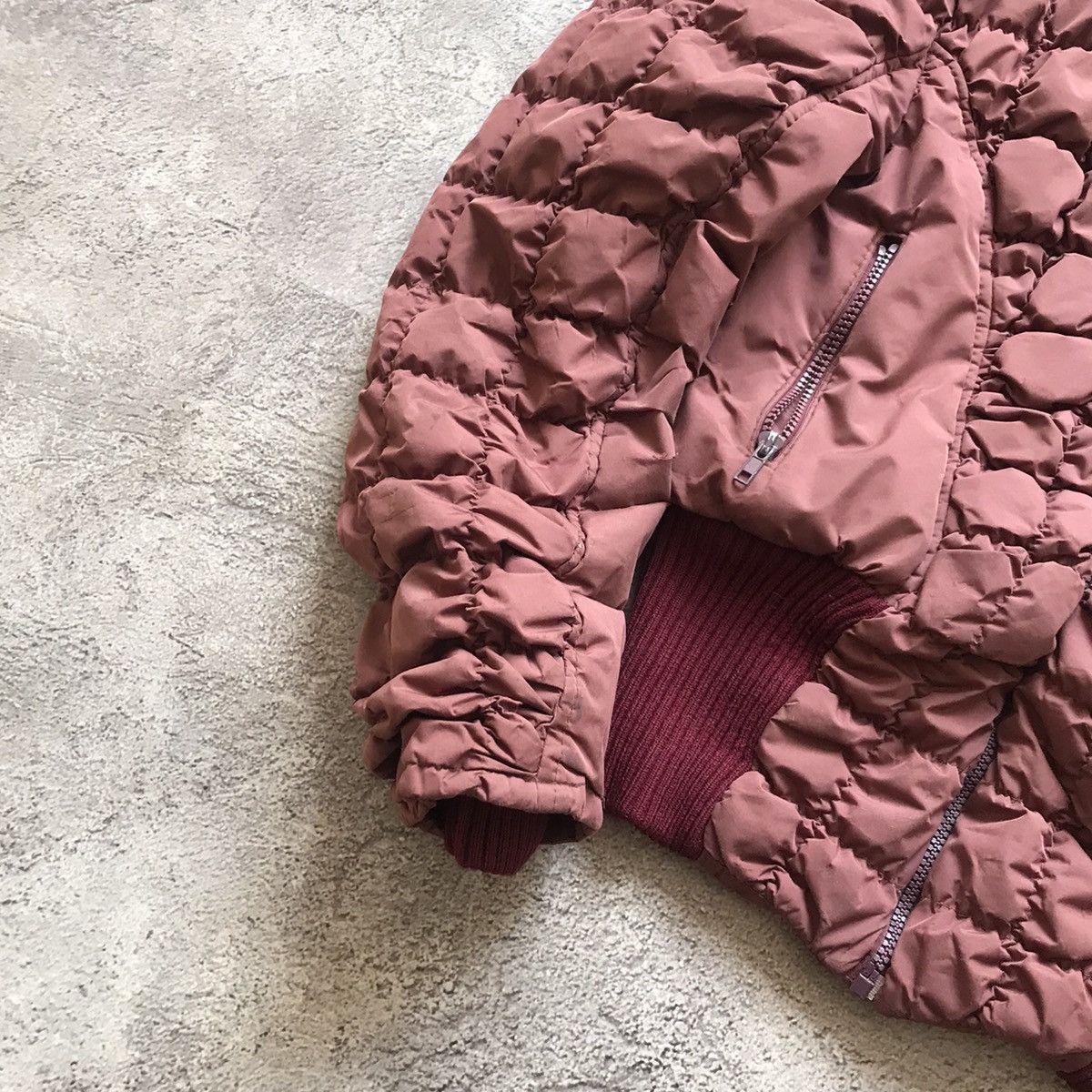 Vintage Vintage 90s Quilted Puffer Bomber Jacket Streetwear Logo L Size L / US 10 / IT 46 - 4 Thumbnail