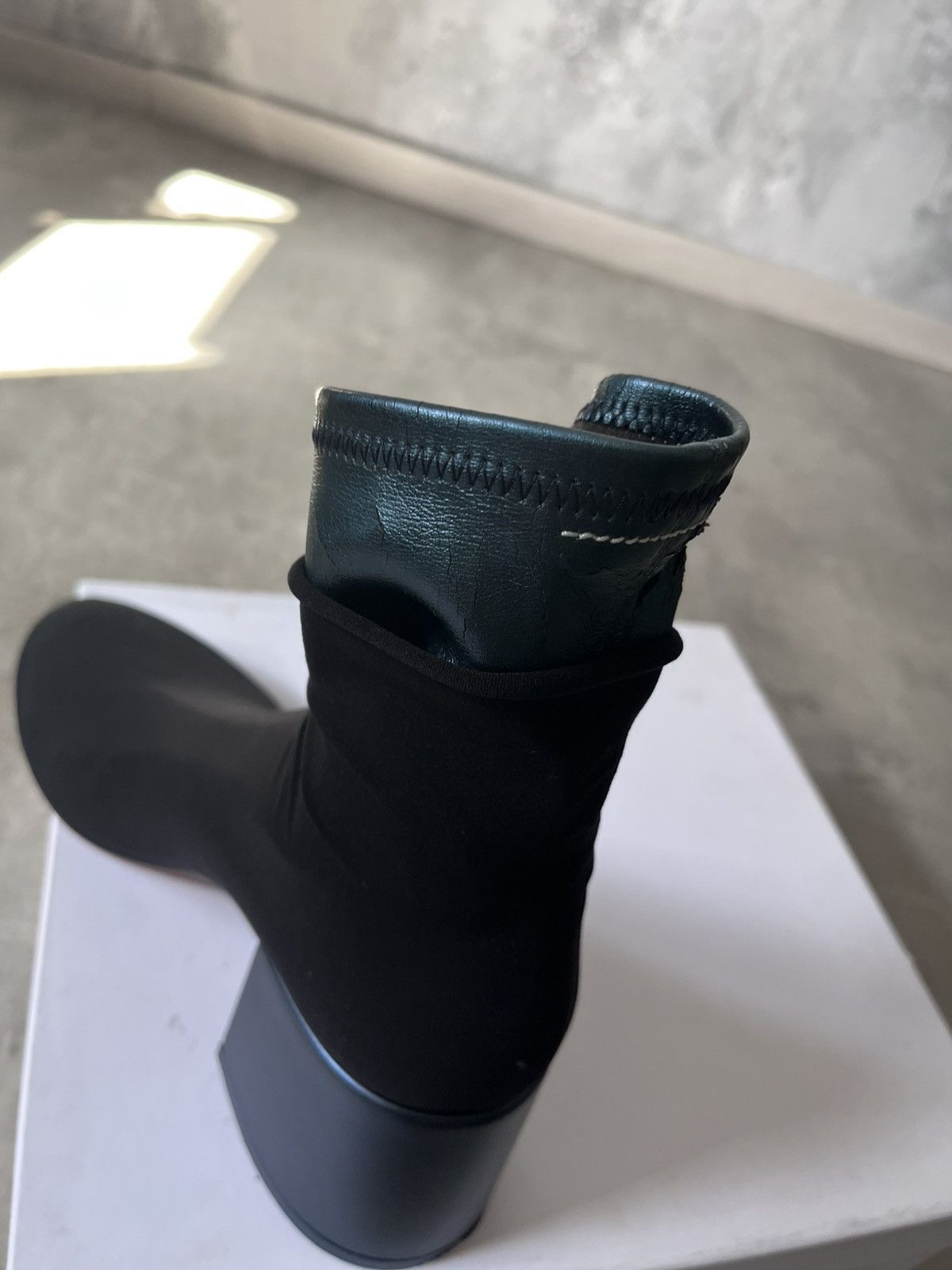 Maison Margiela Maison Margiela MM6 Faux Leather Socks Ankle heels Size US 9 / IT 39 - 15 Thumbnail