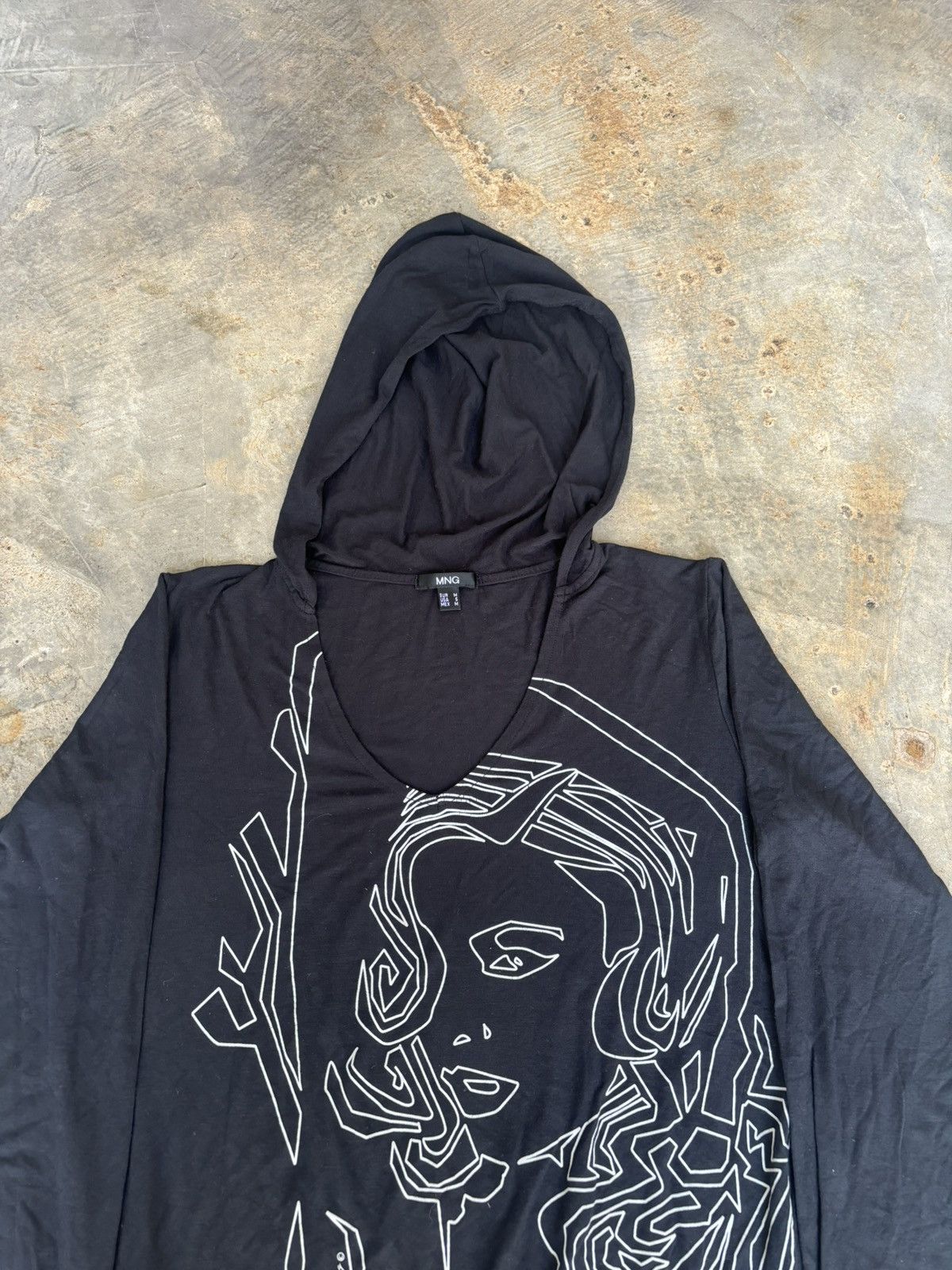 Hysteric Glamour × If Six Was Nine × Japanese Brand MNG Womens Art Black Hoodie Size US M / EU 48-50 / 2 - 2 Thumbnail