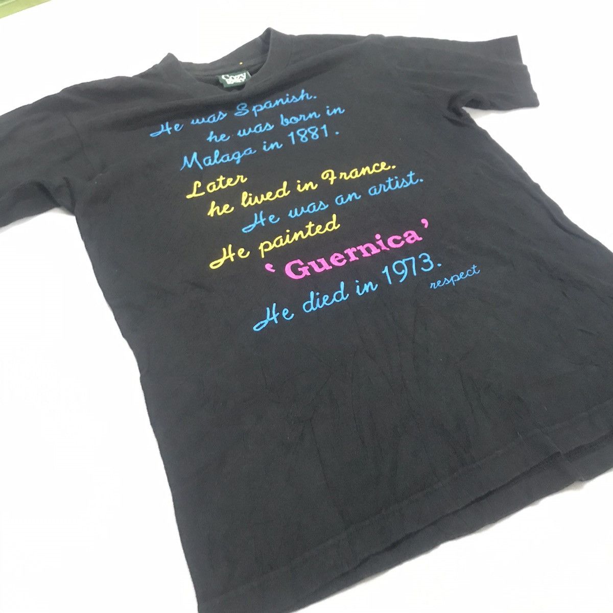 Other Picasso “Guernice” Bio Script T-shirt Size US S / EU 44-46 / 1 - 1 Thumbnail