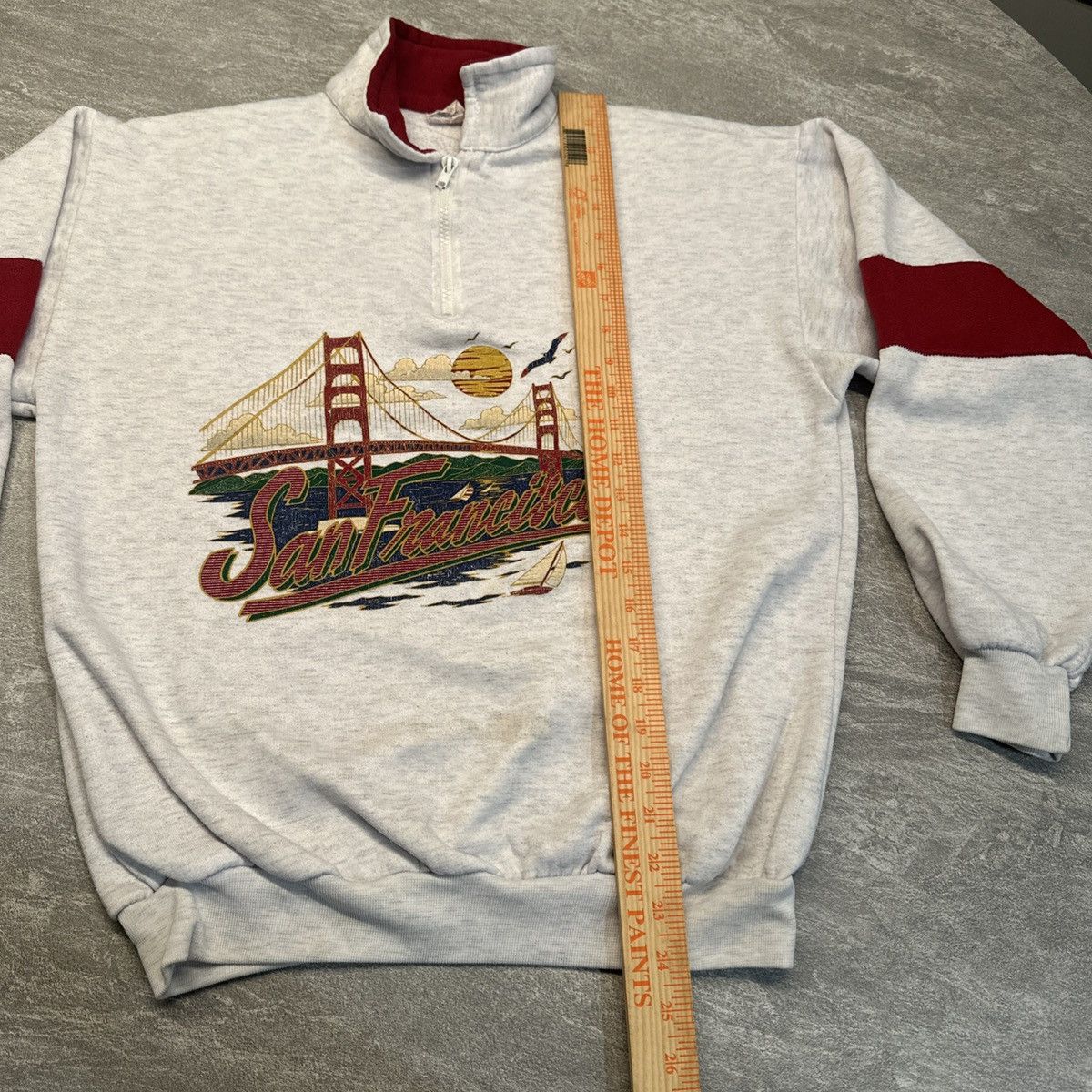 Vintage Vintage San Francisco Golden Gate Bridge Sweatshirt 1/4 Zip Size US M / EU 48-50 / 2 - 7 Thumbnail
