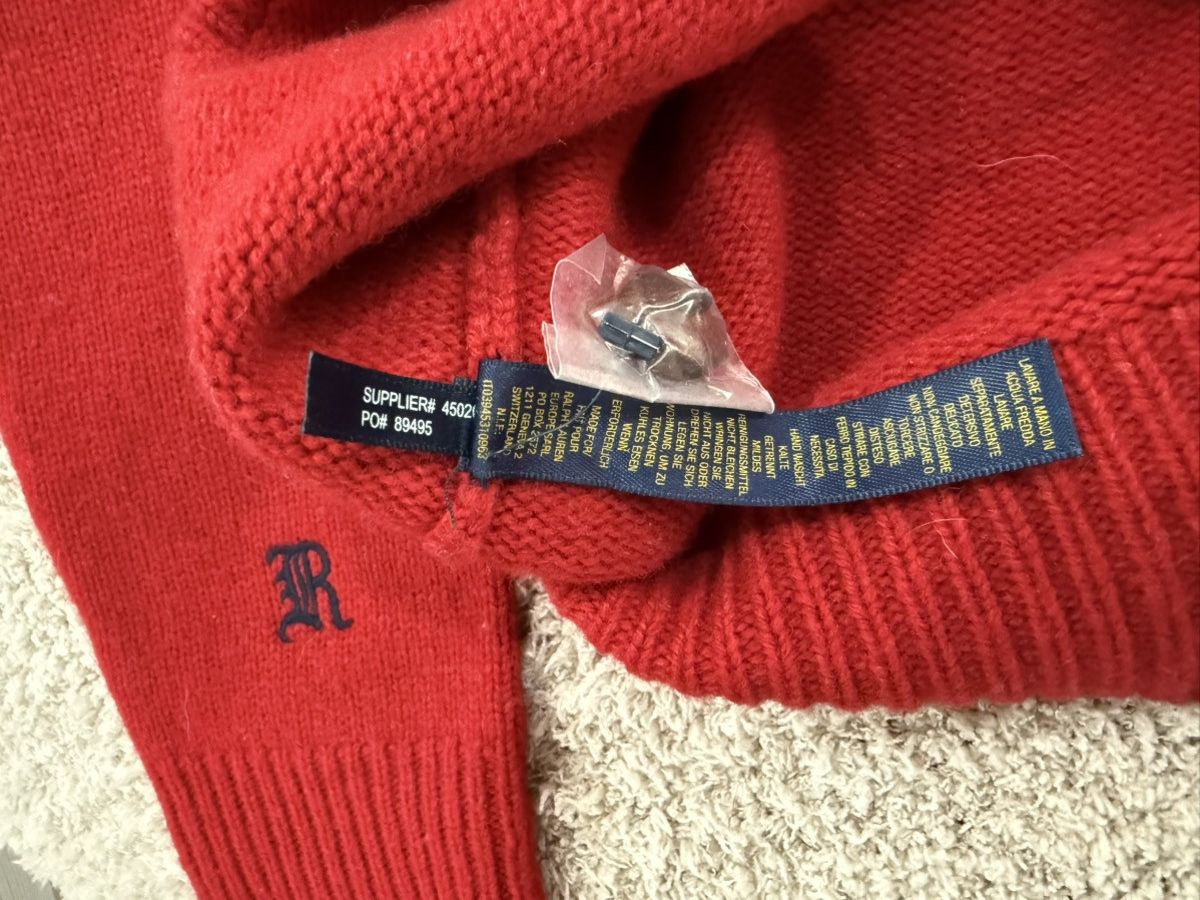 Rugby Ralph Lauren Ralph Lauren Rugby Shawl Collar Sweater - Red - Size M Size US M / EU 48-50 / 2 - 5 Thumbnail