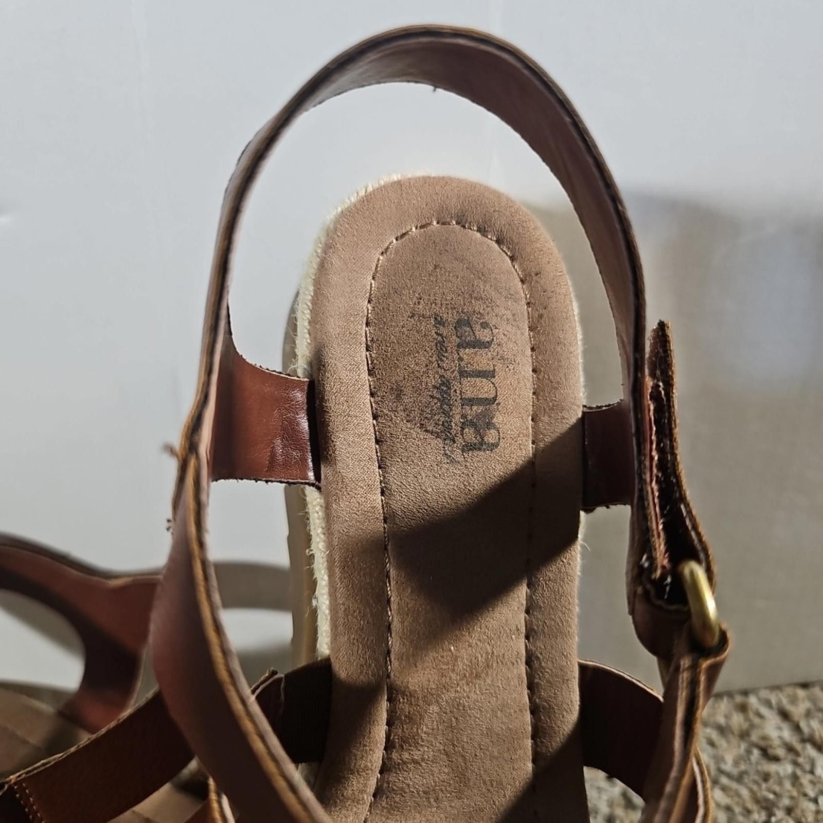 Analog A.n.a A New Approach Burbank Strap Sandals Brown 8.5 Size US 8.5 / IT 38.5 - 2 Thumbnail