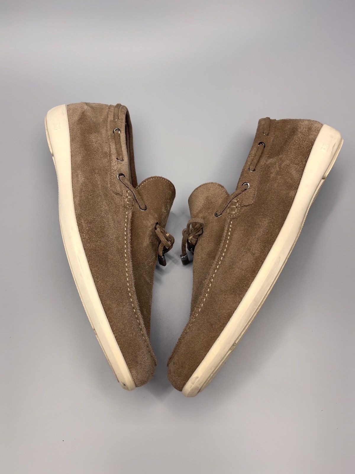 Ermenegildo Zegna Ermenegildo Zegna Suede Loafer’s Shoes Size US 11 / EU 44 - 12 Thumbnail