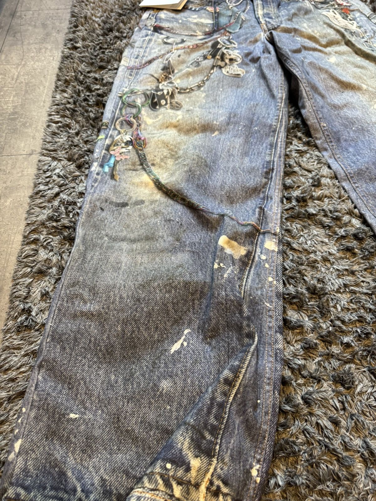 Acne Studios Acne Studios Printed Jeans 1981 Size US 31 - 6 Thumbnail