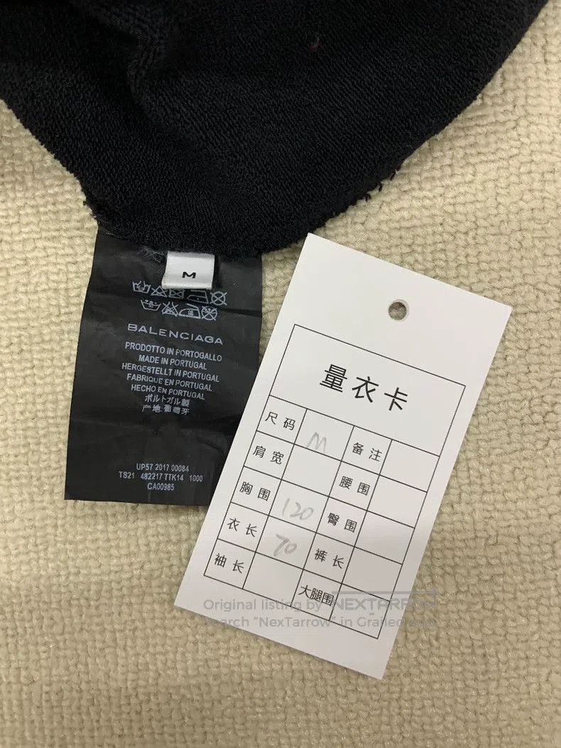 Balenciaga Balenciaga Logo Alphabet Embroidered Hooded Long Sleeve Sw Size US M / EU 48-50 / 2 - 5 Thumbnail