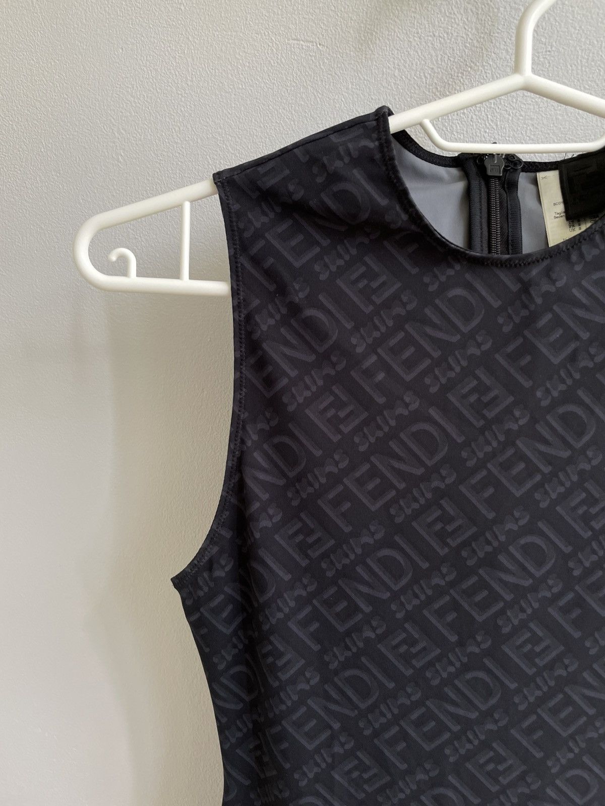 Fendi Fendi x SKIMS Monogram Mid Thigh Bodysuit Romper Onesie Size S / US 4 / IT 40 - 4 Thumbnail