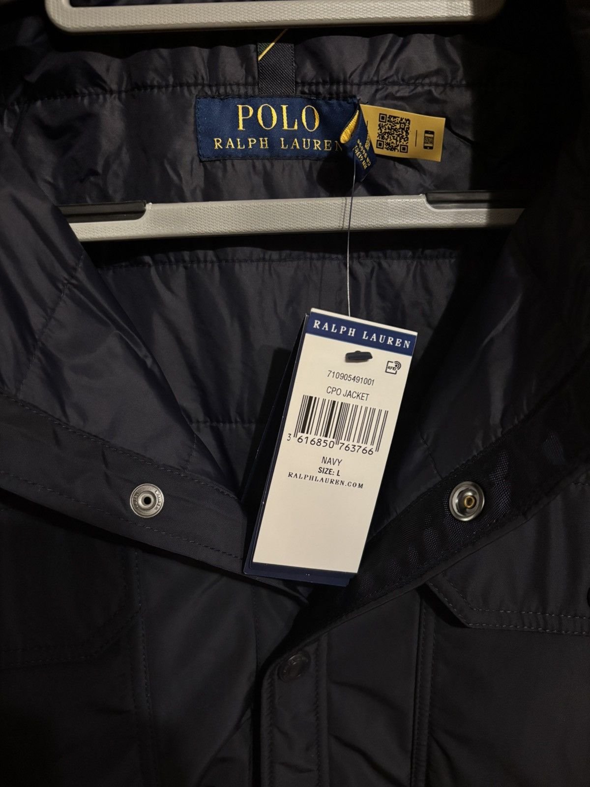 Polo Ralph Lauren CPO Shirt Water-repellent twill trucker jacket Size L Size US L / EU 52-54 / 3 - 6 Thumbnail