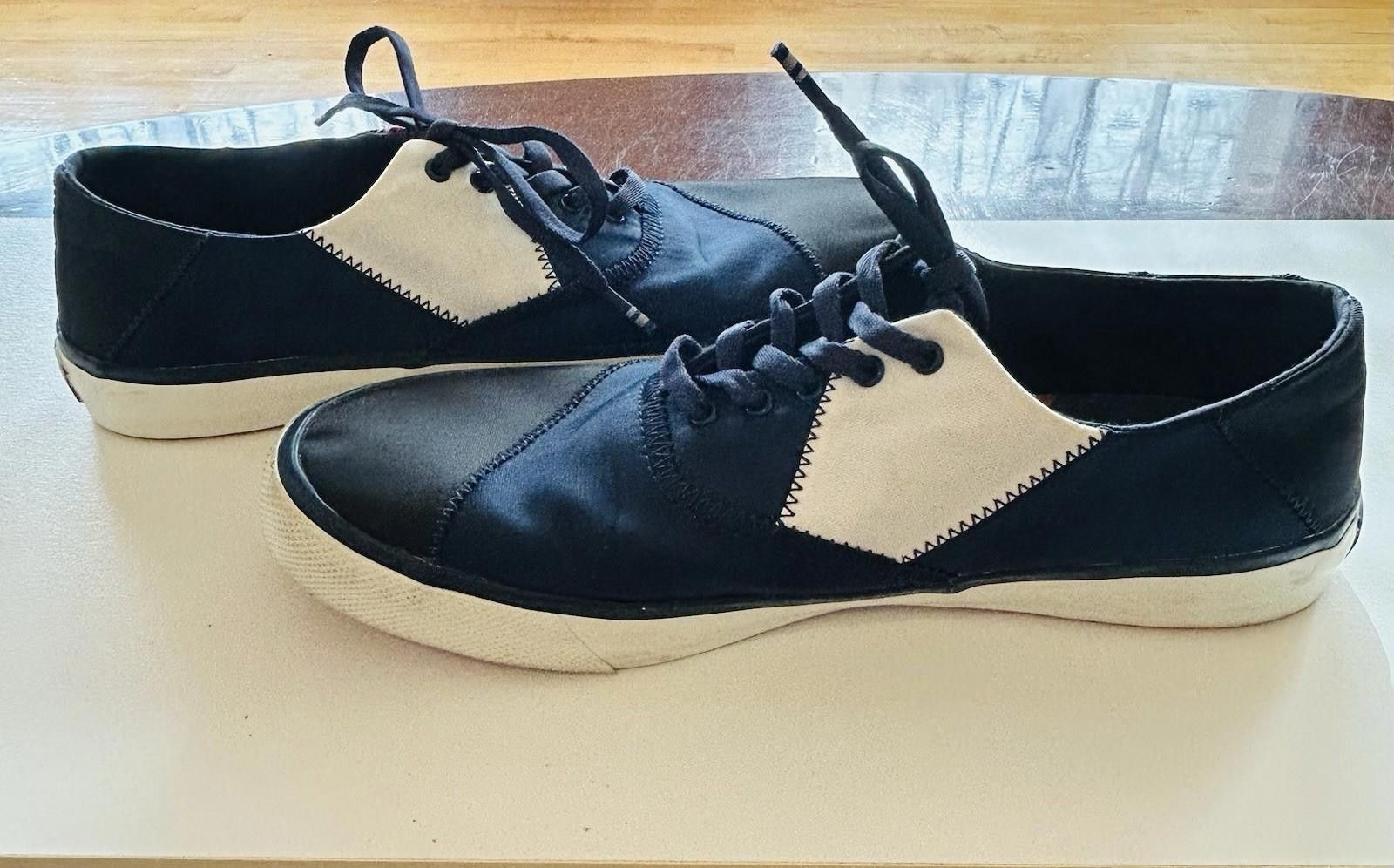 Sperry Sperry Shoes Mens 12 Captain CVO Sneakers White Blue Canvas Size US 9 / EU 42 - 4 Thumbnail