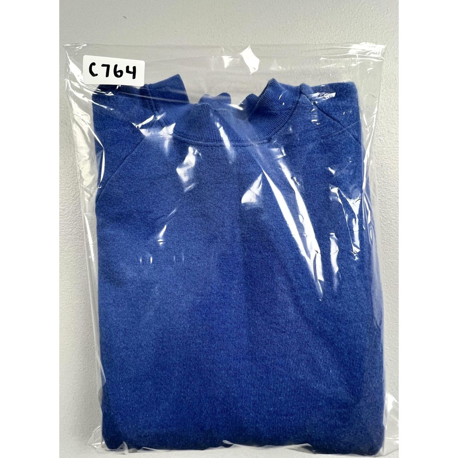 Fruit Of The Loom VINTAGE Fruit of the Loom Sweatshirt Mens XL Blue Fleece Crewneck Blank USA Size US XL / EU 56 / 4 - 7 Thumbnail