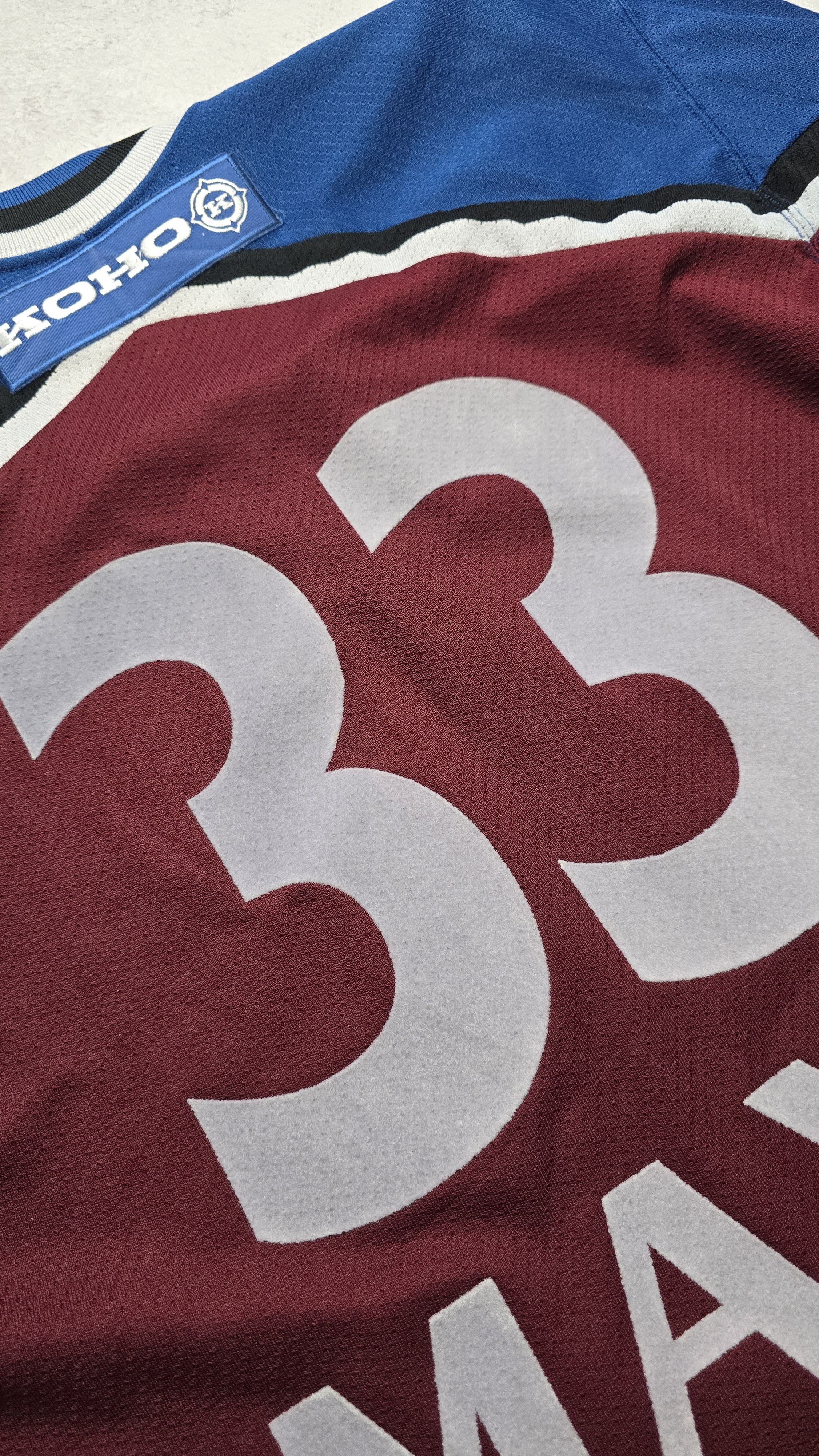 Koho Colorado Avalanche NHL Hockey Jersey Custom Name MAXX #33 Size US M / EU 48-50 / 2 - 9 Thumbnail