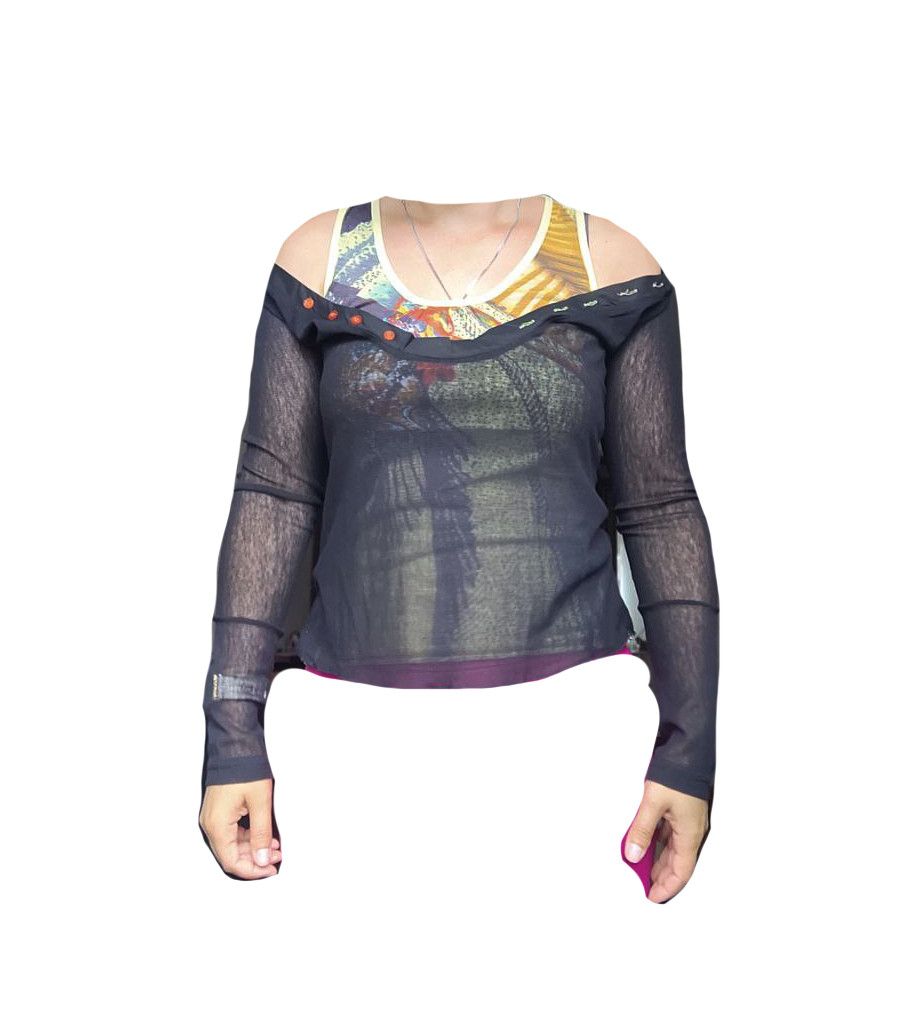 Cop Copine Cop.Copine black longsleeve+tank top sz M made in France New Size M / US 6-8 / IT 42-44 - 9 Thumbnail