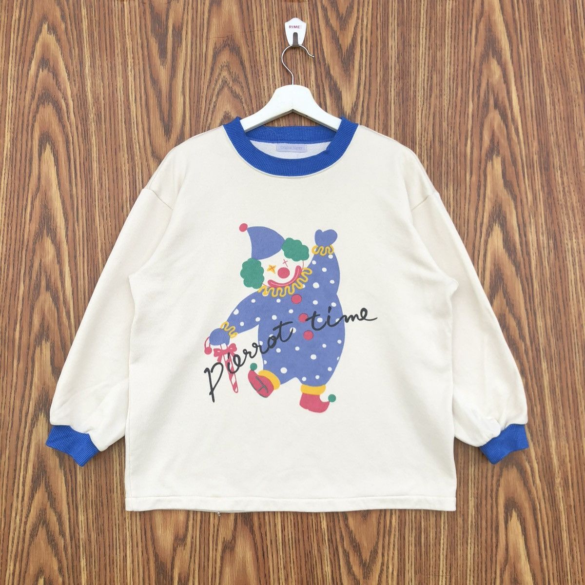 Vintage Vintage Clown Shirt Pullover Retro Sleeve Size US M / EU 48-50 / 2 - 1 Thumbnail