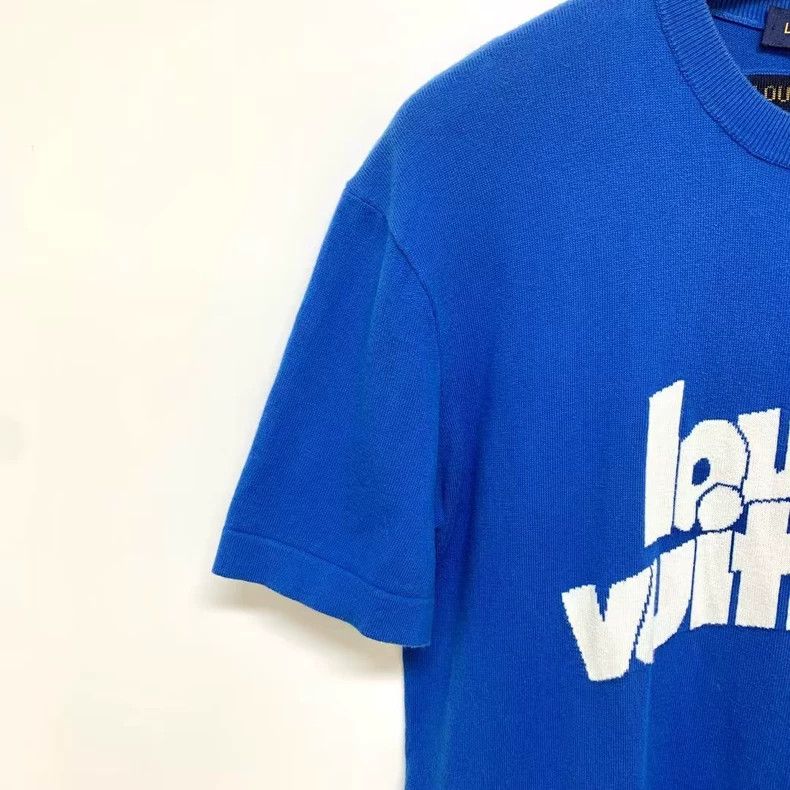 Louis Vuitton Louis Vuitton Letter embroidered knitted logo short sleeve Size US L / EU 52-54 / 3 - 5 Thumbnail