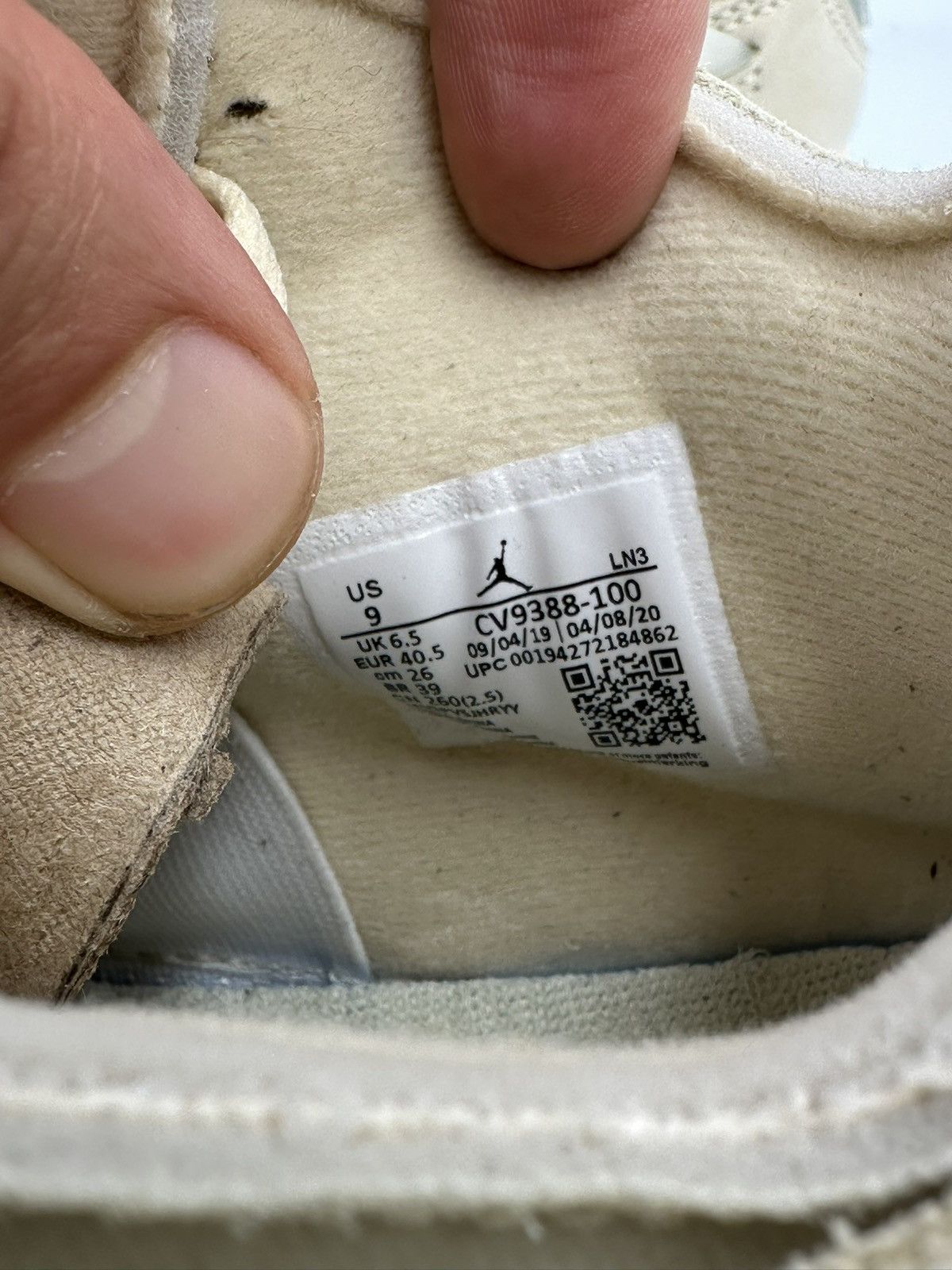 Jordan Brand × Off-White Jordan 4 Sail Size US 9 / IT 39 - 12 Thumbnail